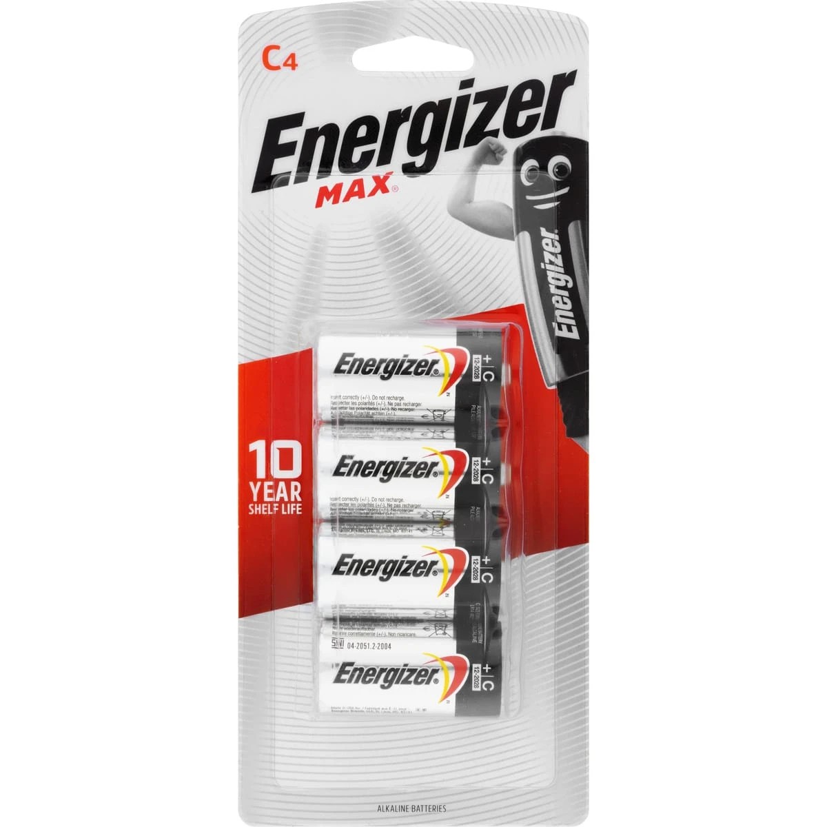 1 Energizer Max C Batteries - 4 Pack, 1 of 1