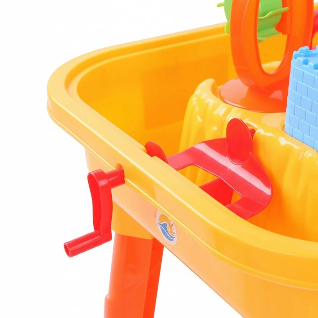 6 Keezi Kids Sandpit Pretend Play Set Sand Water Table Chair Outdoor Beach Toy - Blue, 6 of 10