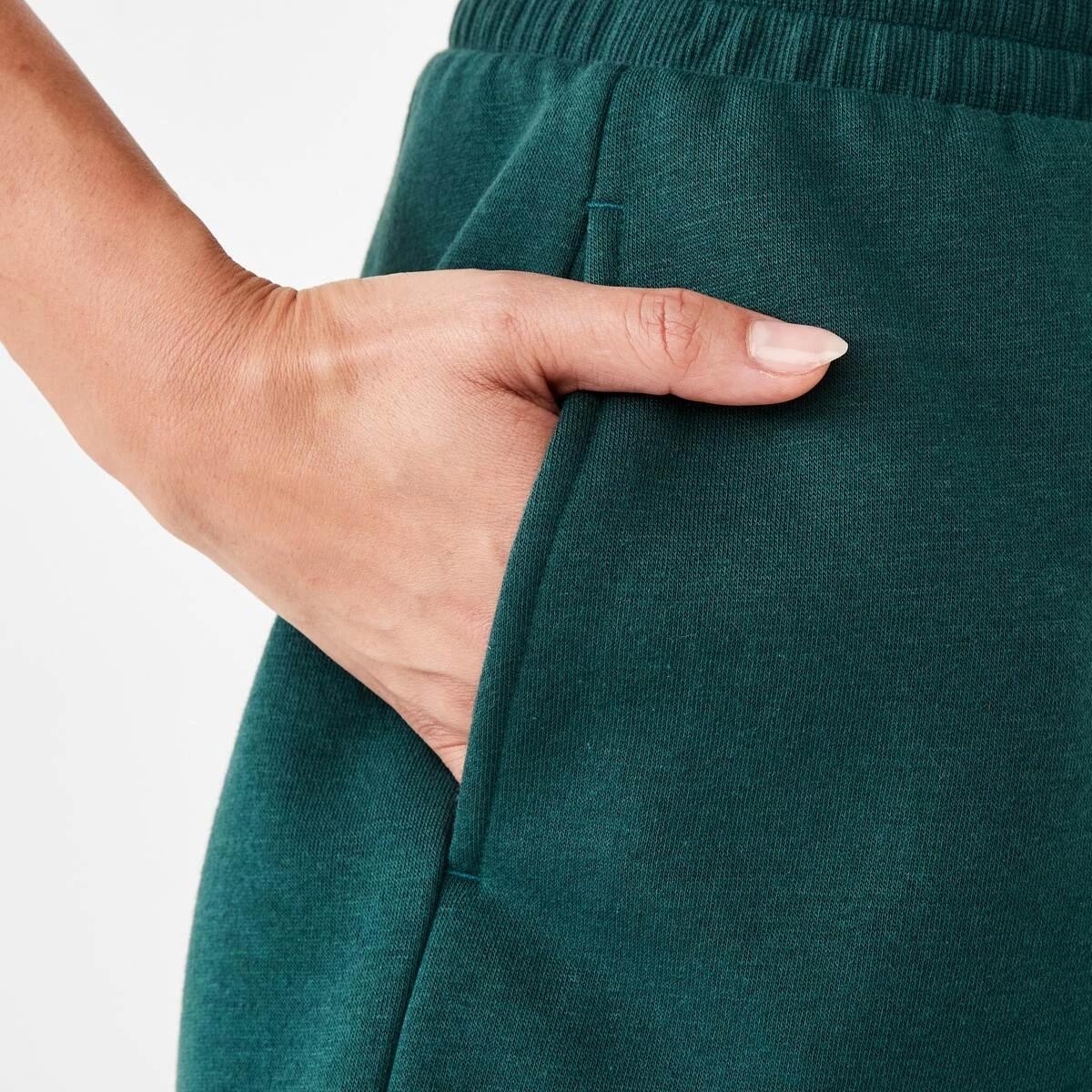 5 Active Womens Fleece Shorts Grn Yucca, 5 of 6