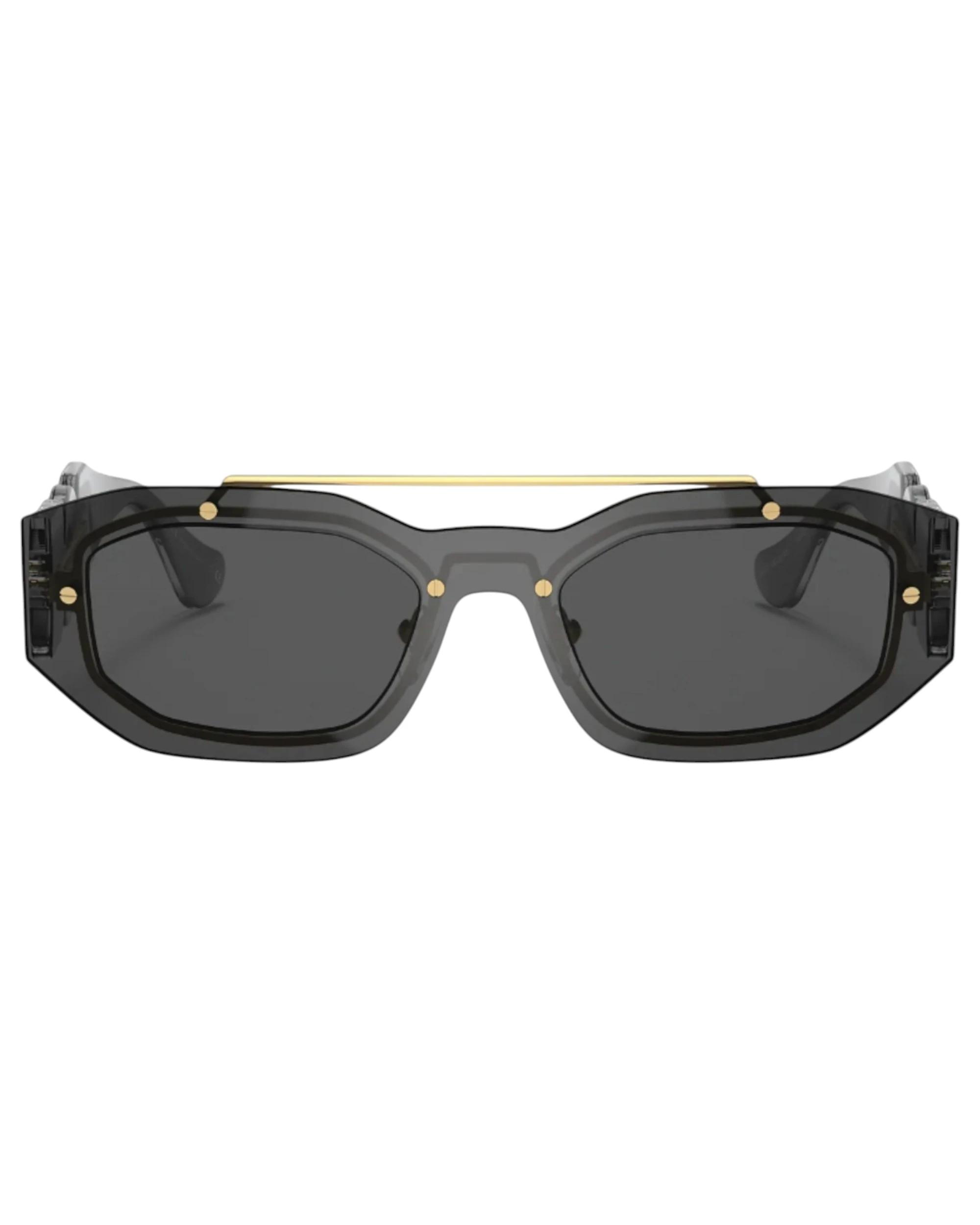2 Versace Mens Sunglasses VE 2235 Biggie Transparent Dark Sunnies GREY, 2 of 5