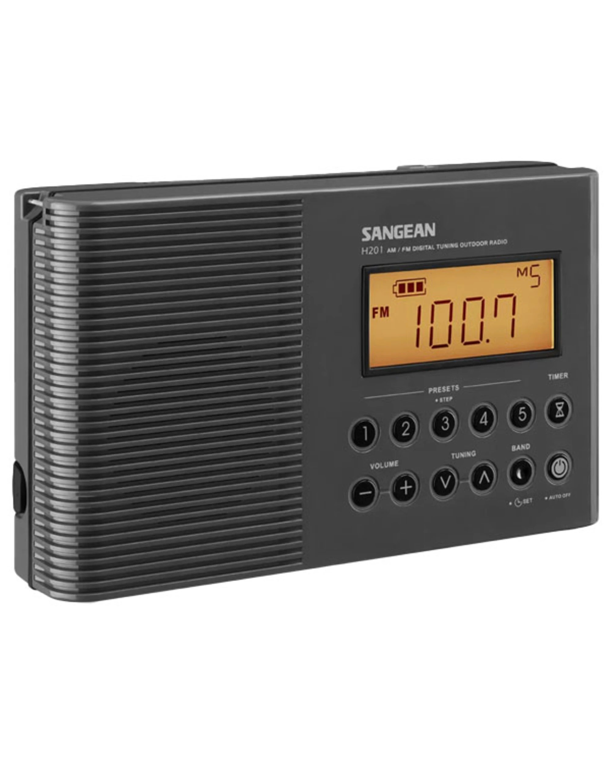 3 Sangean H-201DG AM/FM WP Radio - Dark Grey, 3 of 5