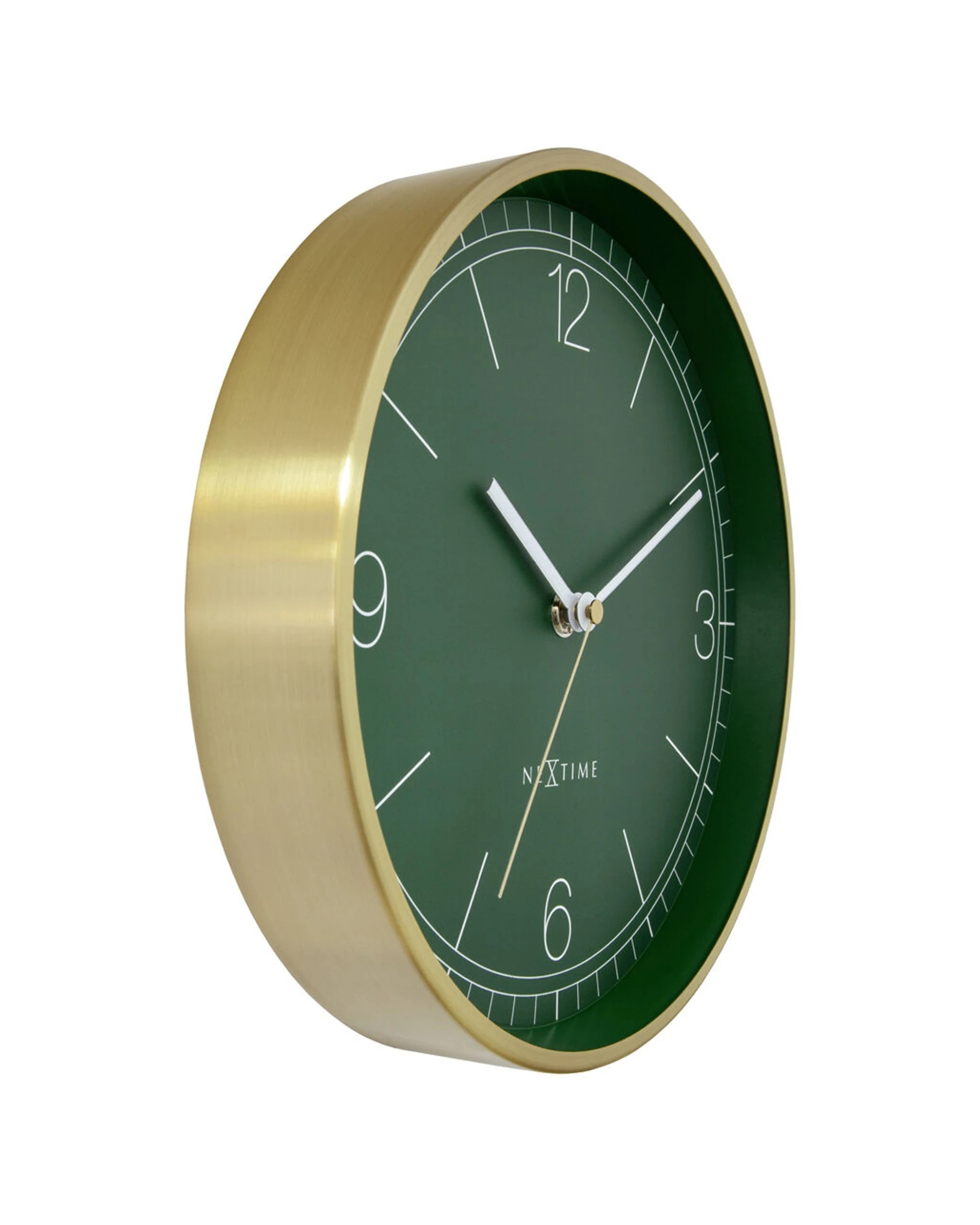 2 NeXtime Bolero Silent Wall Clock Silent Sweep Metal Case 25cm - Multi, 2 of 5