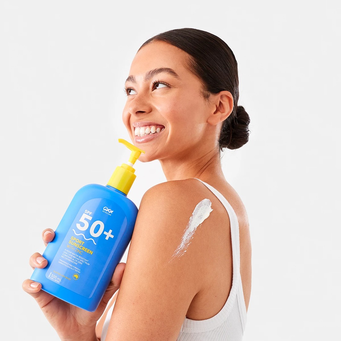 4 OXX Skincare SPF 50+ Sport Sunscreen 500ml - Zinc and Aloe Vera, 4 of 10