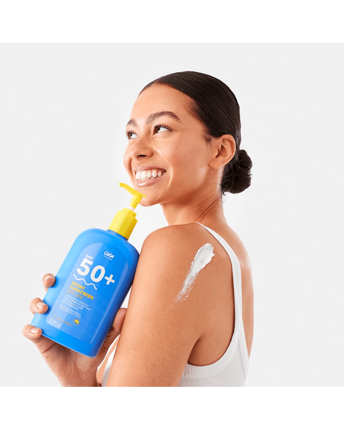 4 OXX Skincare SPF 50+ Sport Sunscreen 500ml - Zinc and Aloe Vera, 4 of 10