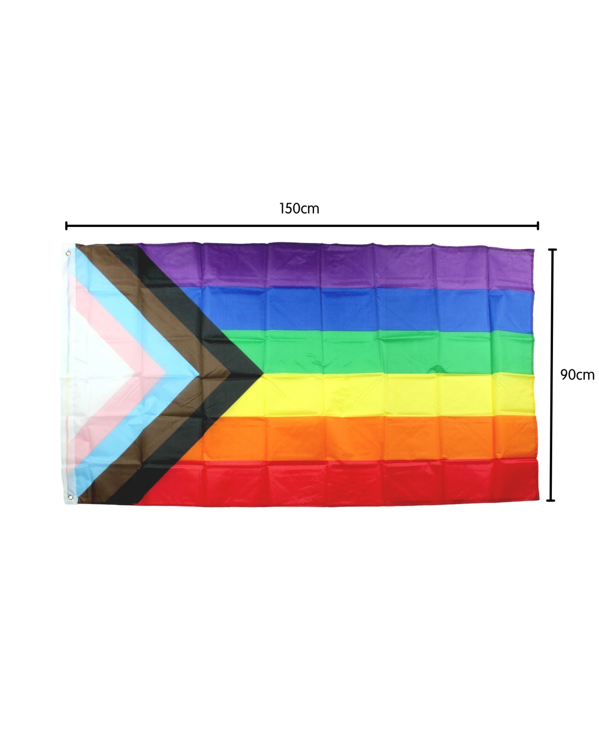 2 Partyrama Progress Pride Flag 90cm x 150cm, 2 of 2