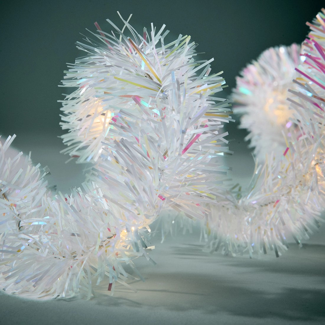 7 Battery operated 20 LED Tinsel String Lights - Assorted, 7 of 10