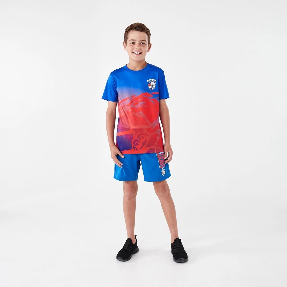 7 Official AFL Kids Training T-shirt Bulldogs, 7 of 10