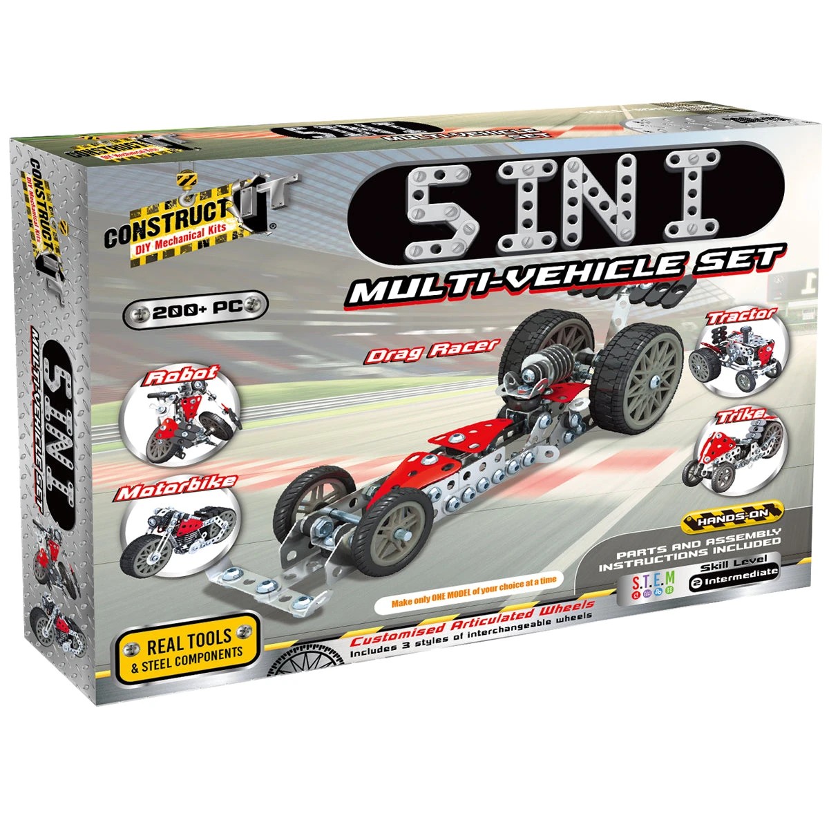 8 Constructit 5 In 1 Multi Vehicle Set, 8 of 8