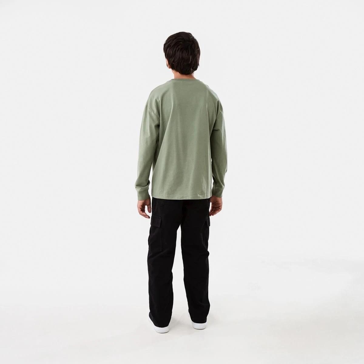 8 Heavyweight Oversized Long Sleeve T-shirt Sea Spray, 8 of 10
