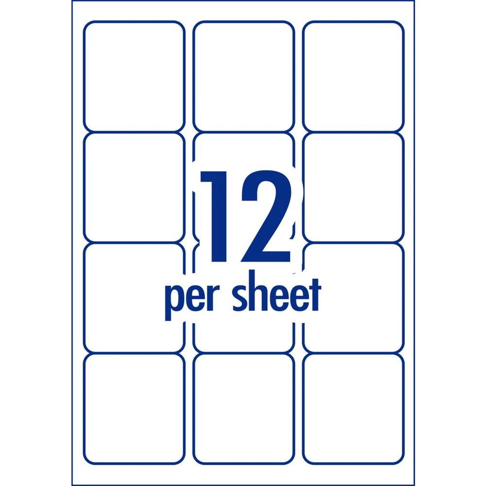 3 Avery Premium White Addressing Labels AveryEco 12UP 50 Sheets, 3 of 10