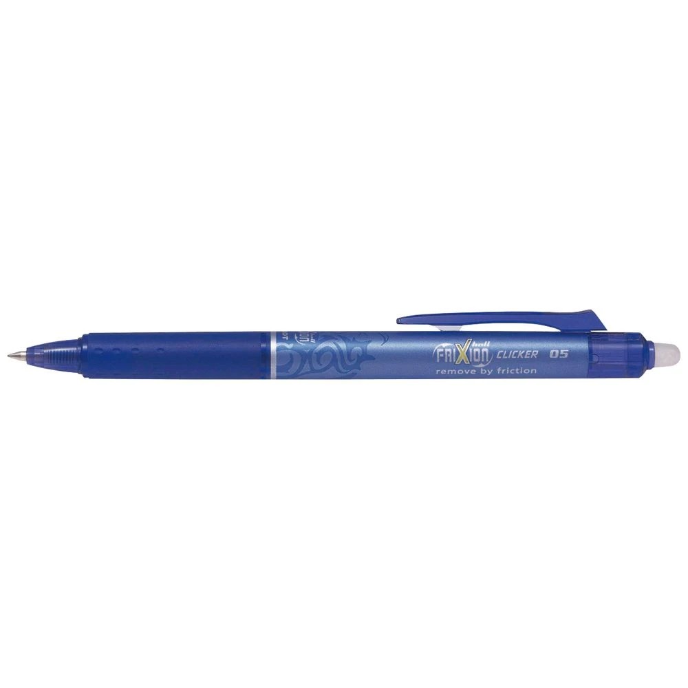 1 PILOT Frixion Clicker Erasable Gel Pen 0.5mm Blue, 1 of 2