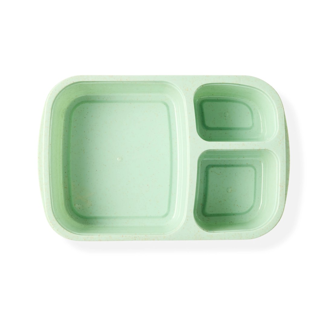 7 Sage Wheat Straw 3 Section Container, 7 of 7