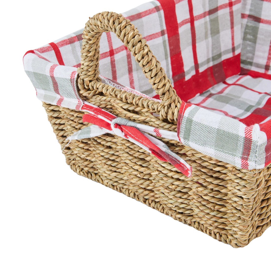 4 Christmas Basket with Printed Liner, 4 of 6
