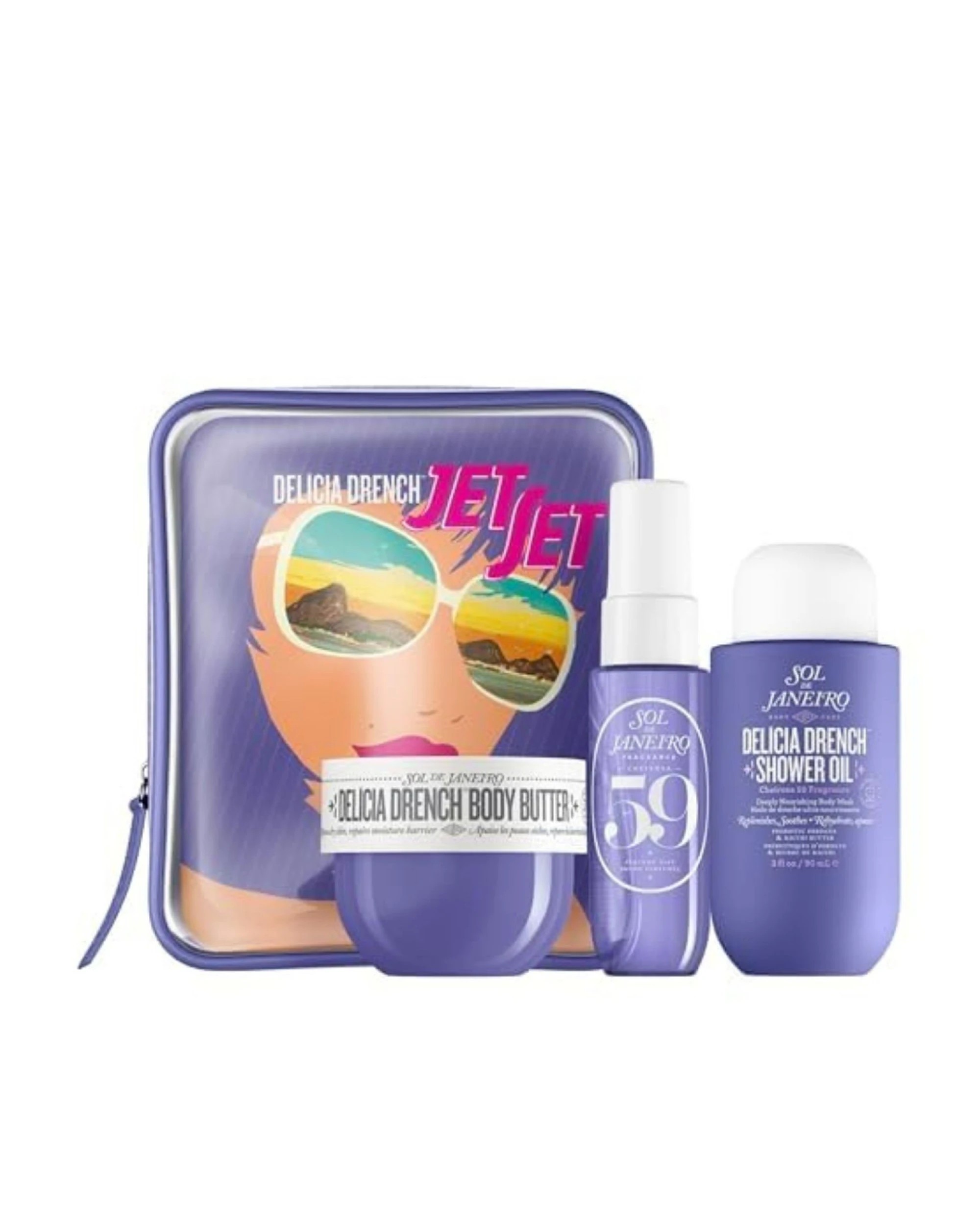1 Sol de Janeiro Delicia Drench Jet Set (Body Butter 50ml, Shower Oil 90ml, Perfume Mist 30ml), 1 of 3