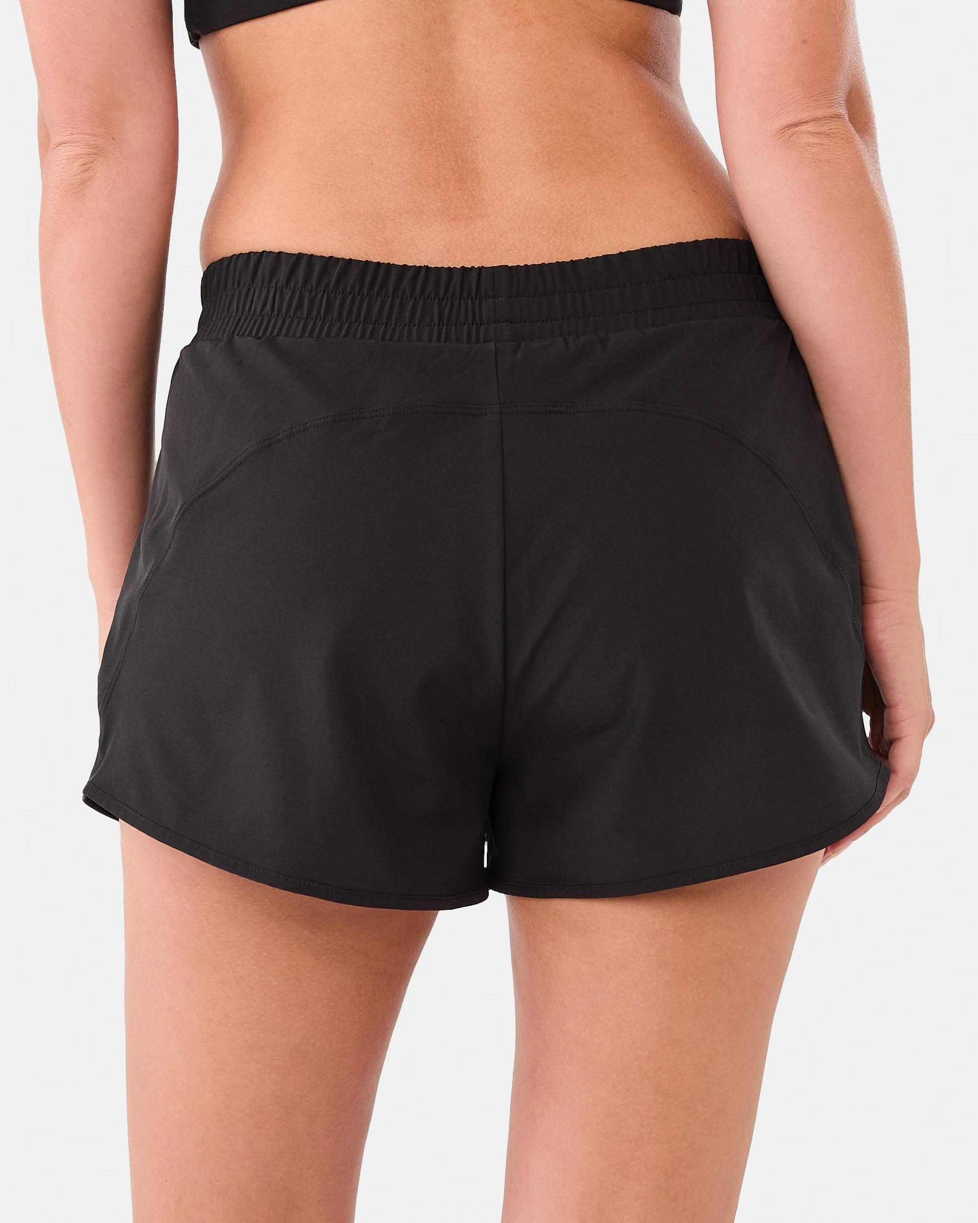 3 Active Womens 3in. Running Shorts Black, 3 of 7