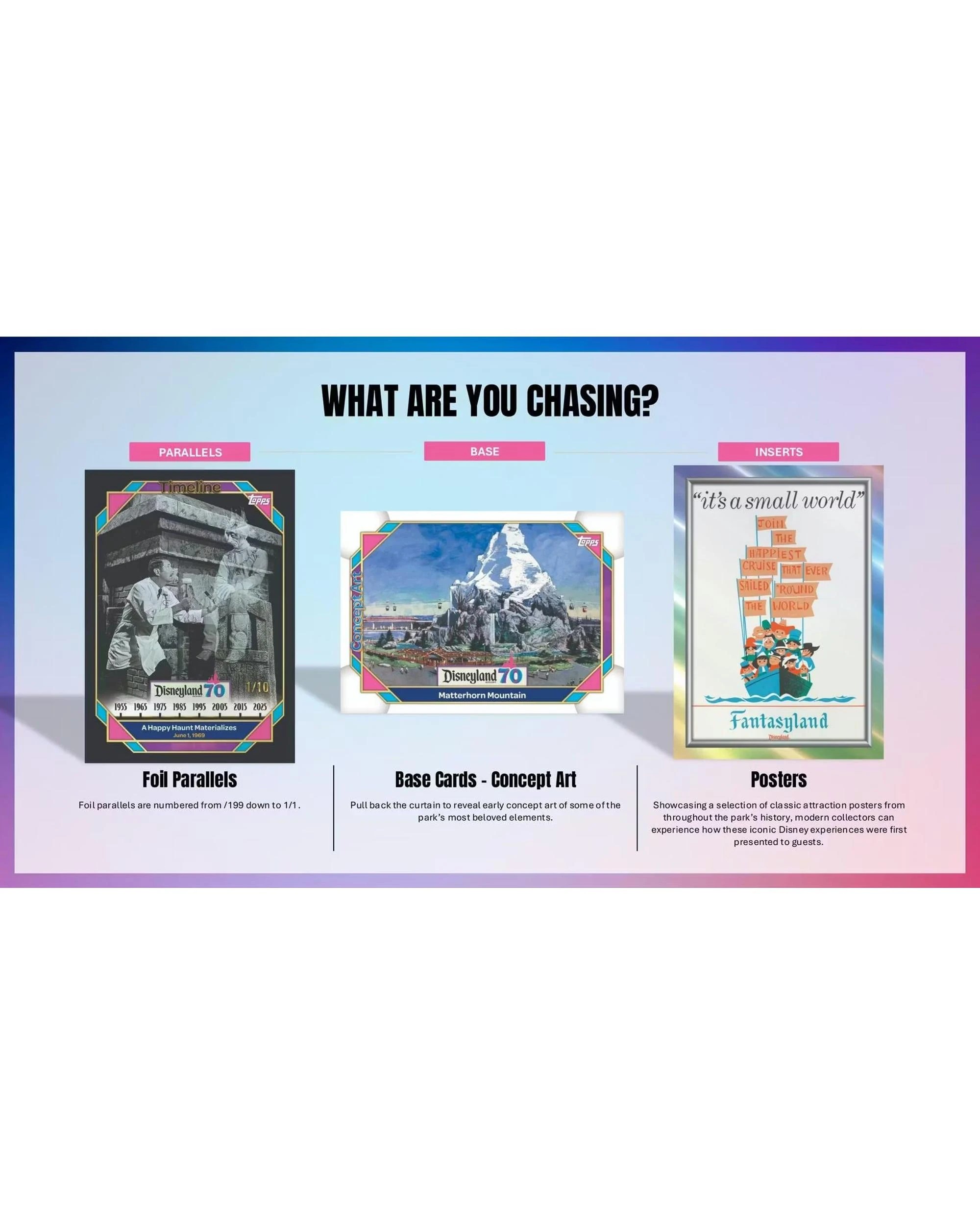 9 Topps Disney Disneyland 70th Anniversary 2025 Hobby Pack, 9 of 10