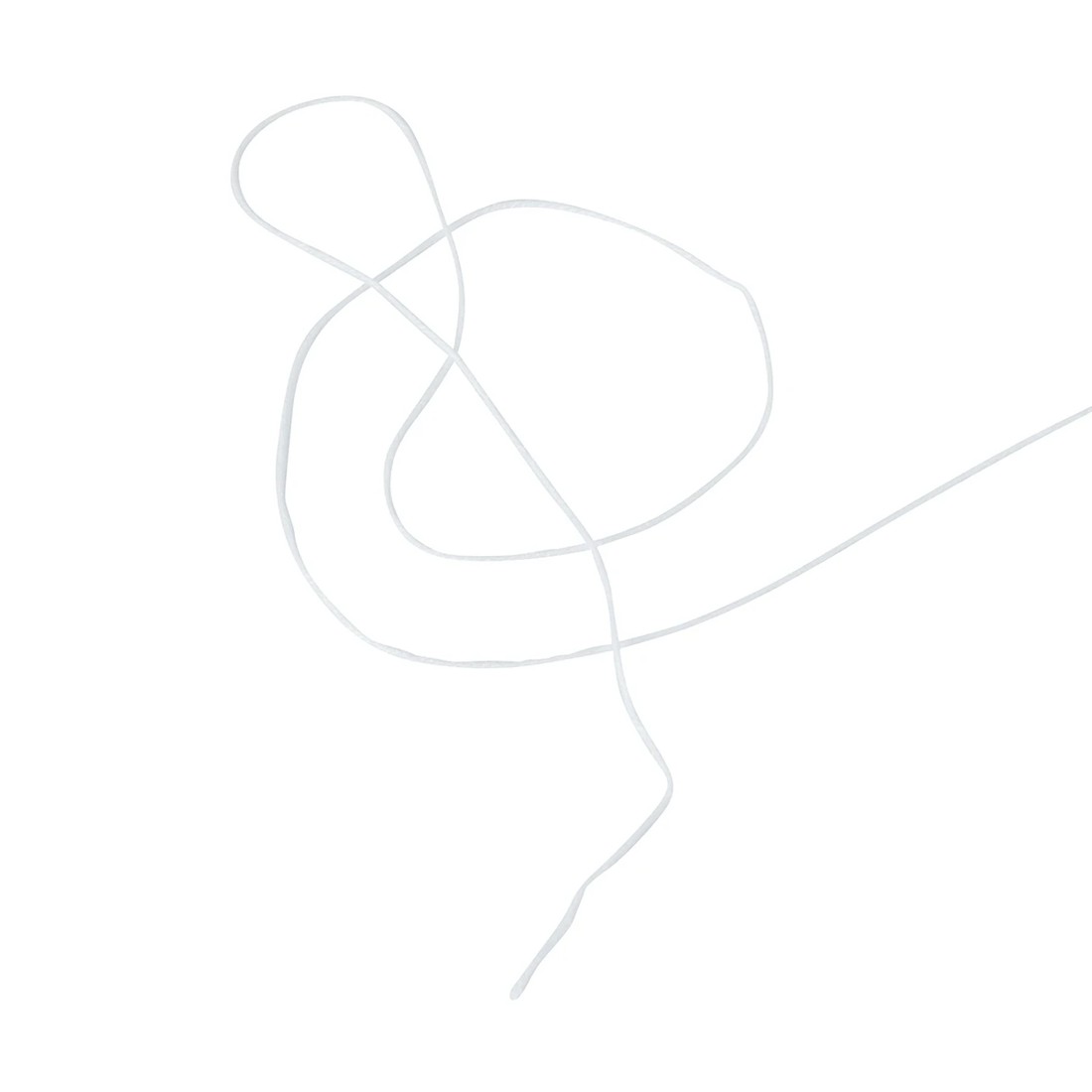 6 8 Ply Classic Acrylic Yarn - White, 6 of 6