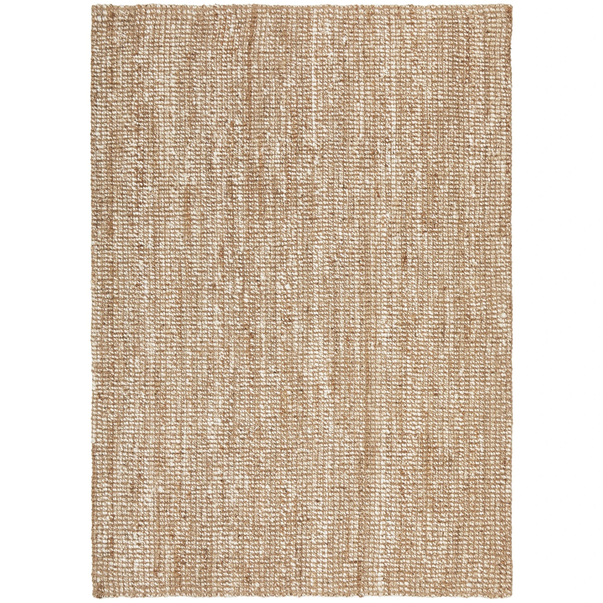 1 Common Ground Rugs Kingsley Hunter 280x190cm - Large Jute Rug - White, 1 of 8