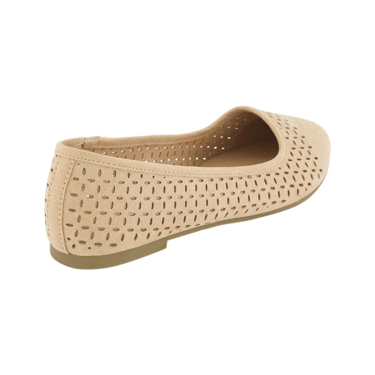 4 Laser Cut Ballet Flats Sandstone, 4 of 5