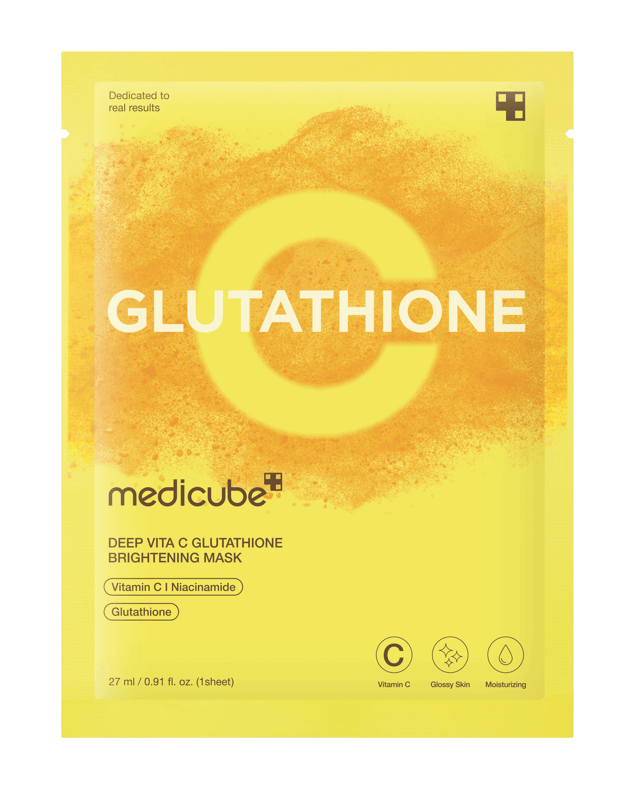 Medicube Deep Vita C Glutathione Brightening Mask 