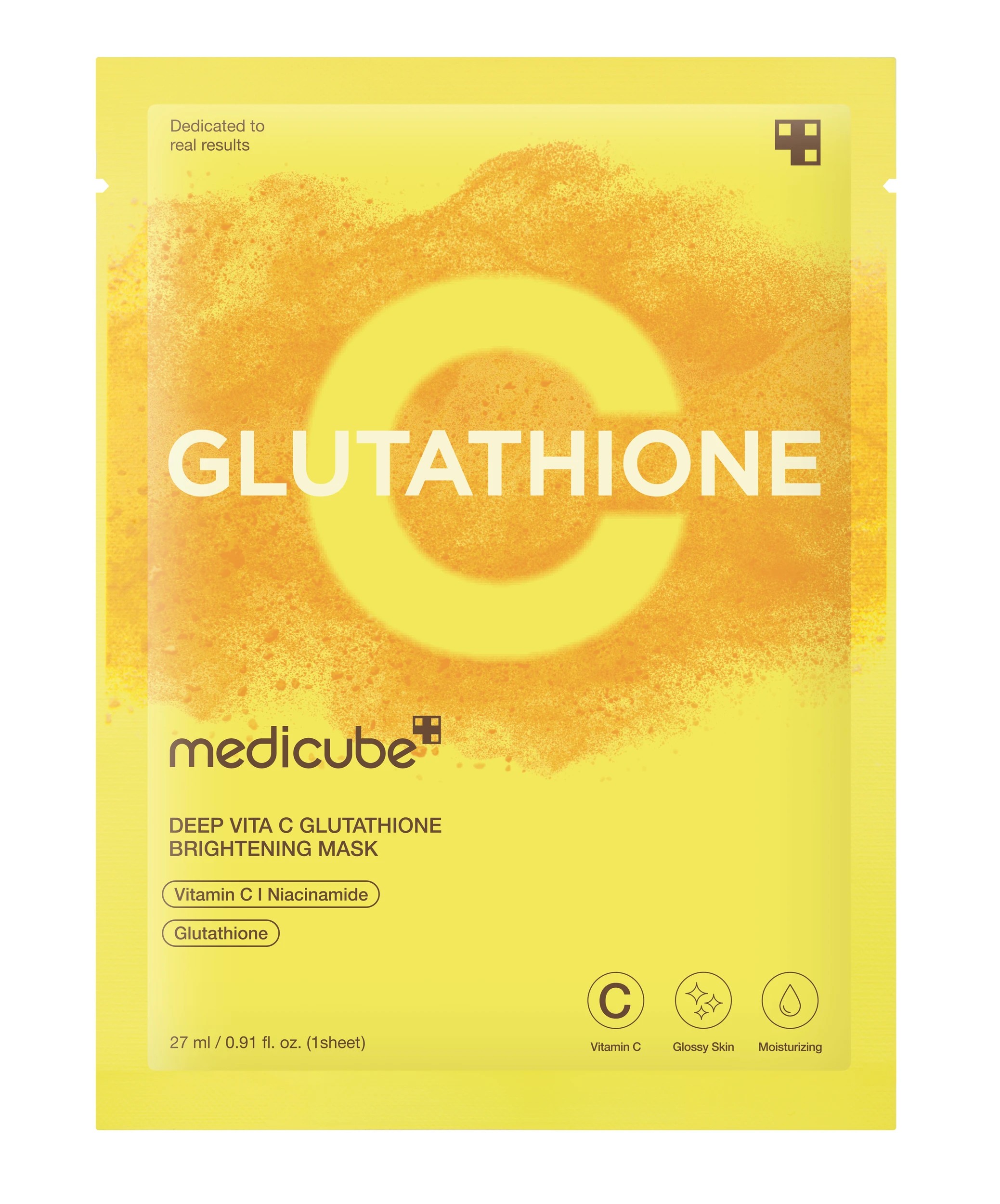 1 Medicube Deep Vita C Glutathione Brightening Mask 27ml, 1 of 1