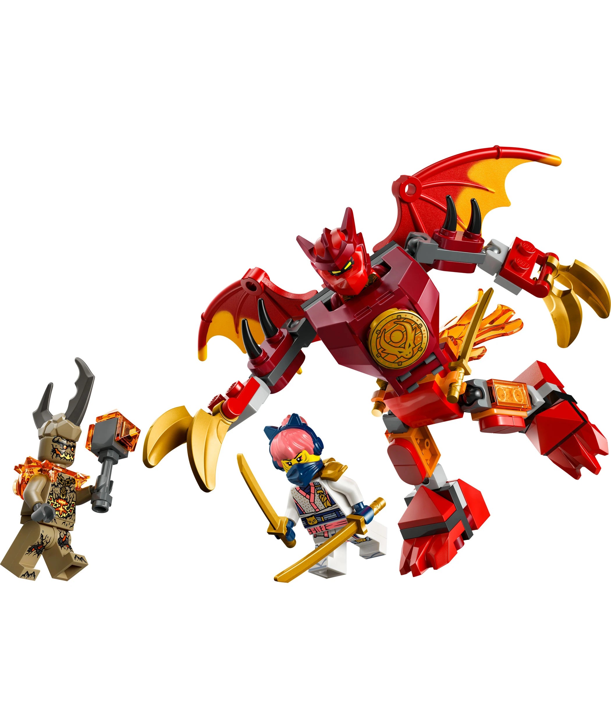 2 LEGO NINJAGO Kai's Dragon Mech Battle Pack 71851, 2 of 10