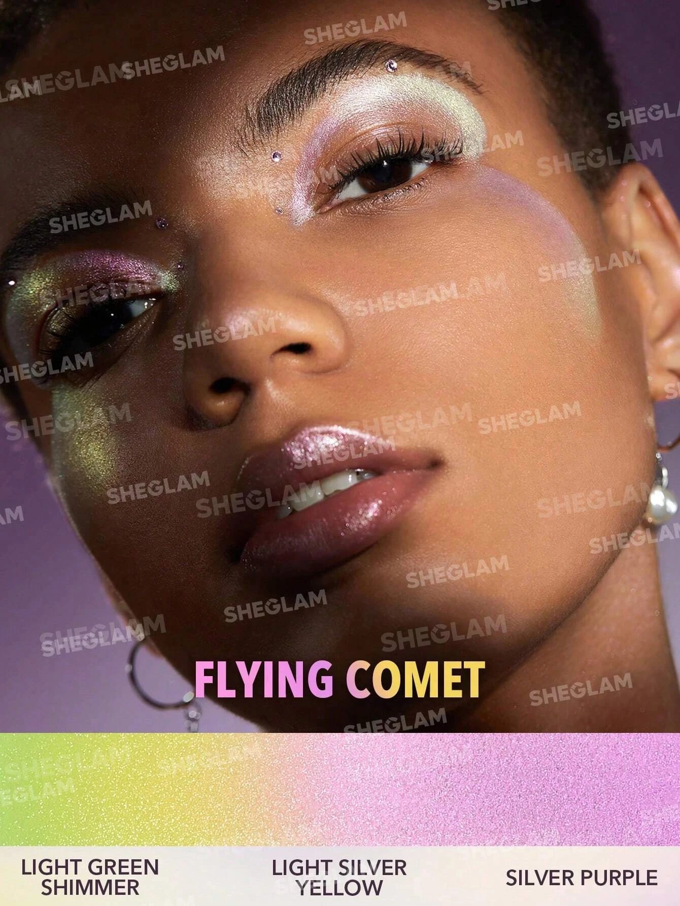 2 SHEGLAM Chroma-Glow Bloom Liquid Highlighter - Flying Comet, 2 of 6