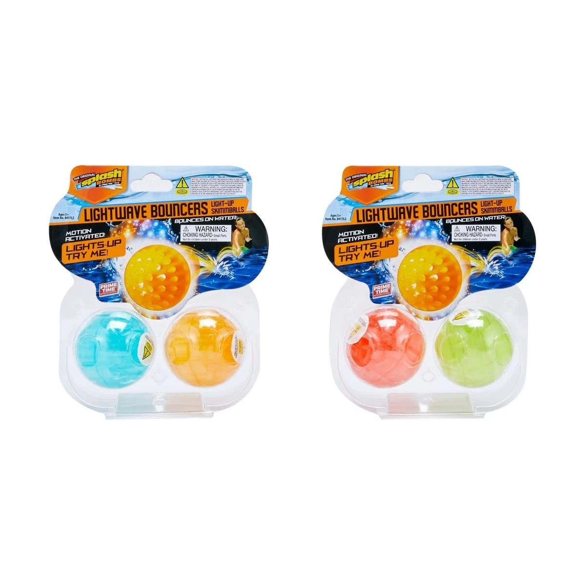 1 The Original Splash Bombs Lightwave Bouncers Light-Up Skimmballs - Assorted, 1 of 8