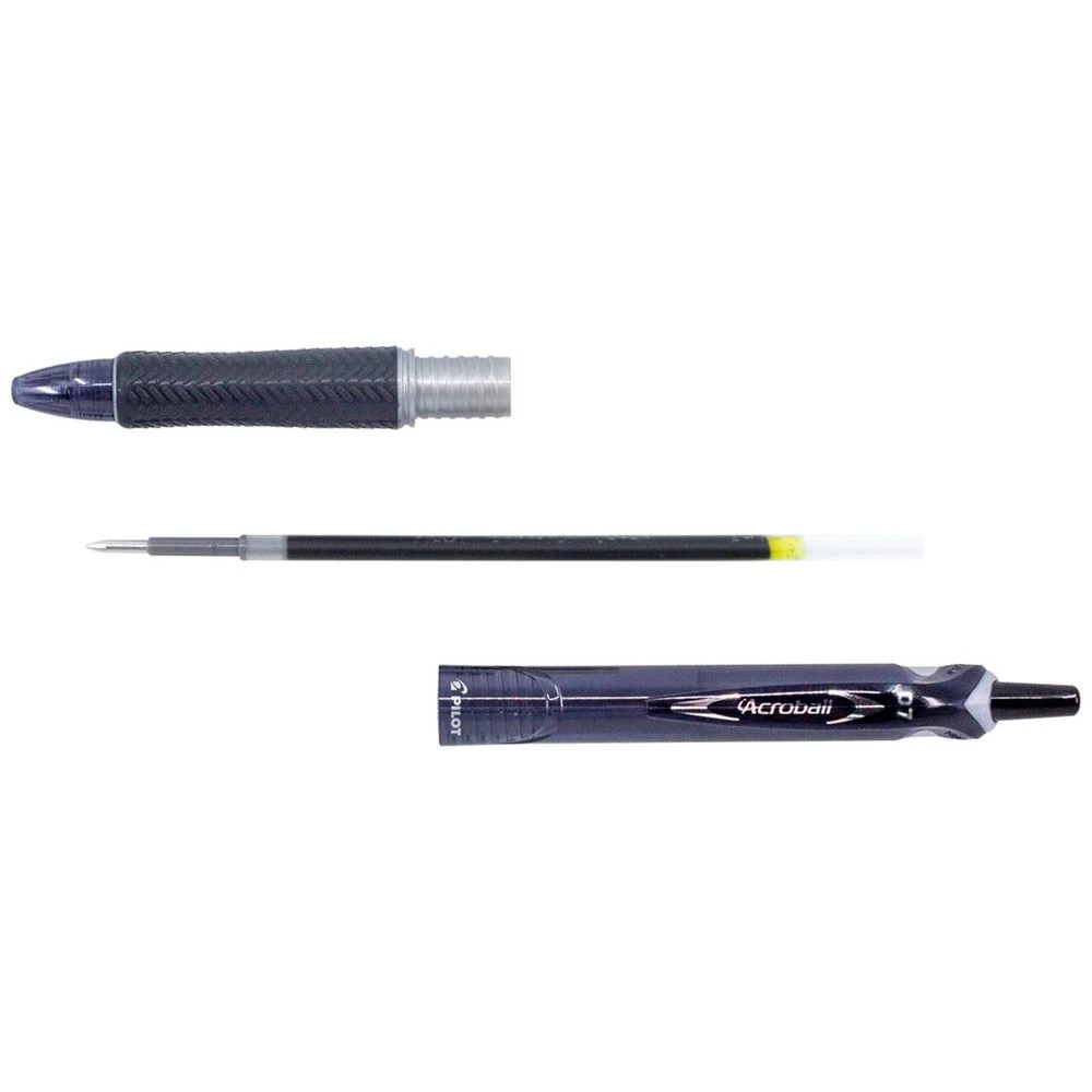 3 PILOT Acroball Hybrid Ballpoint Pen 0.7mm Black 4Pk, 3 of 5