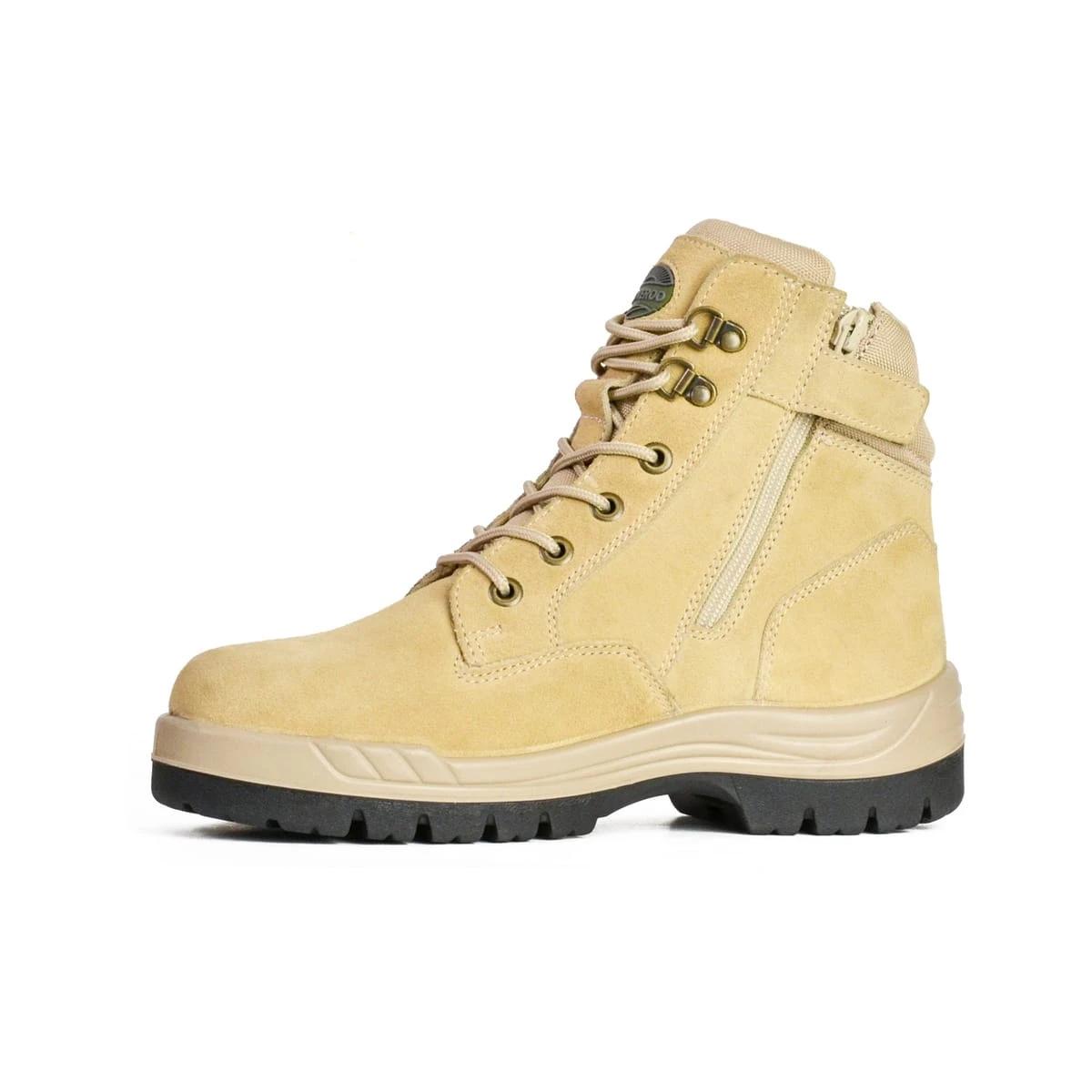 2 Side Zip Work Boots BEIGE SAND, 2 of 3
