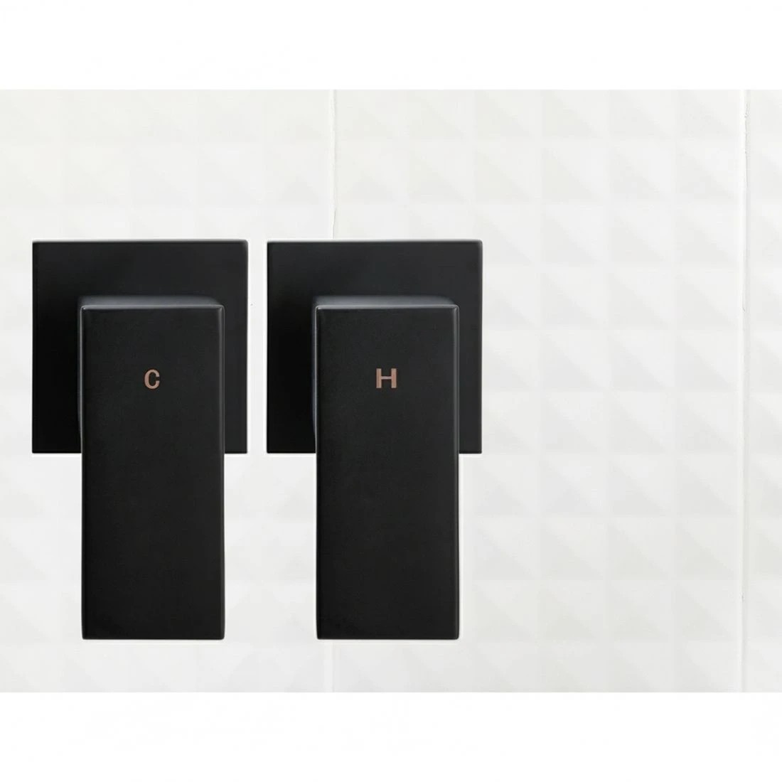 4 Cefito 9'' Rain Shower Head Set Handheld Round High Pressure Twins Tap - Black, 4 of 5