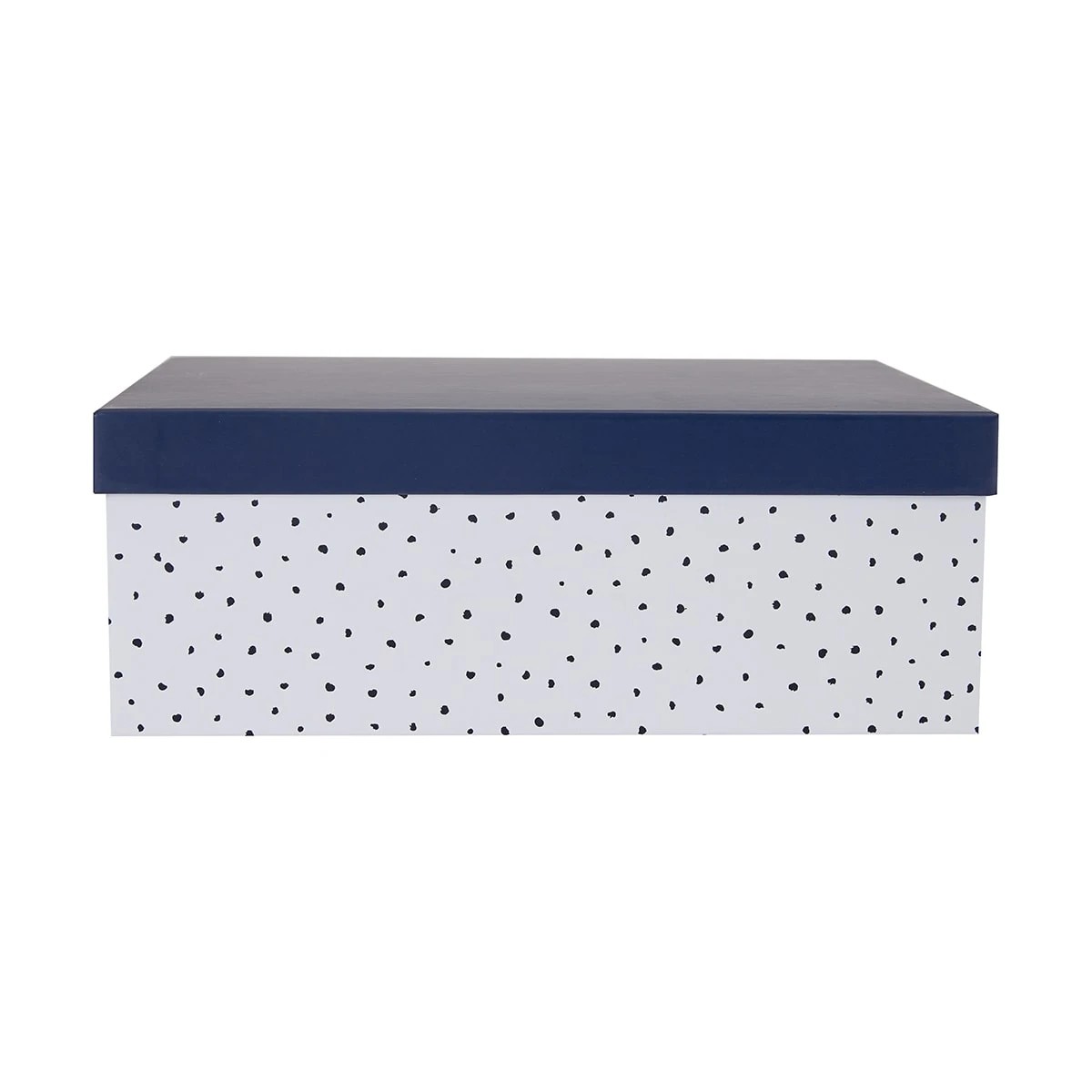 7 Navy Spot Gift Box - Large, 7 of 8