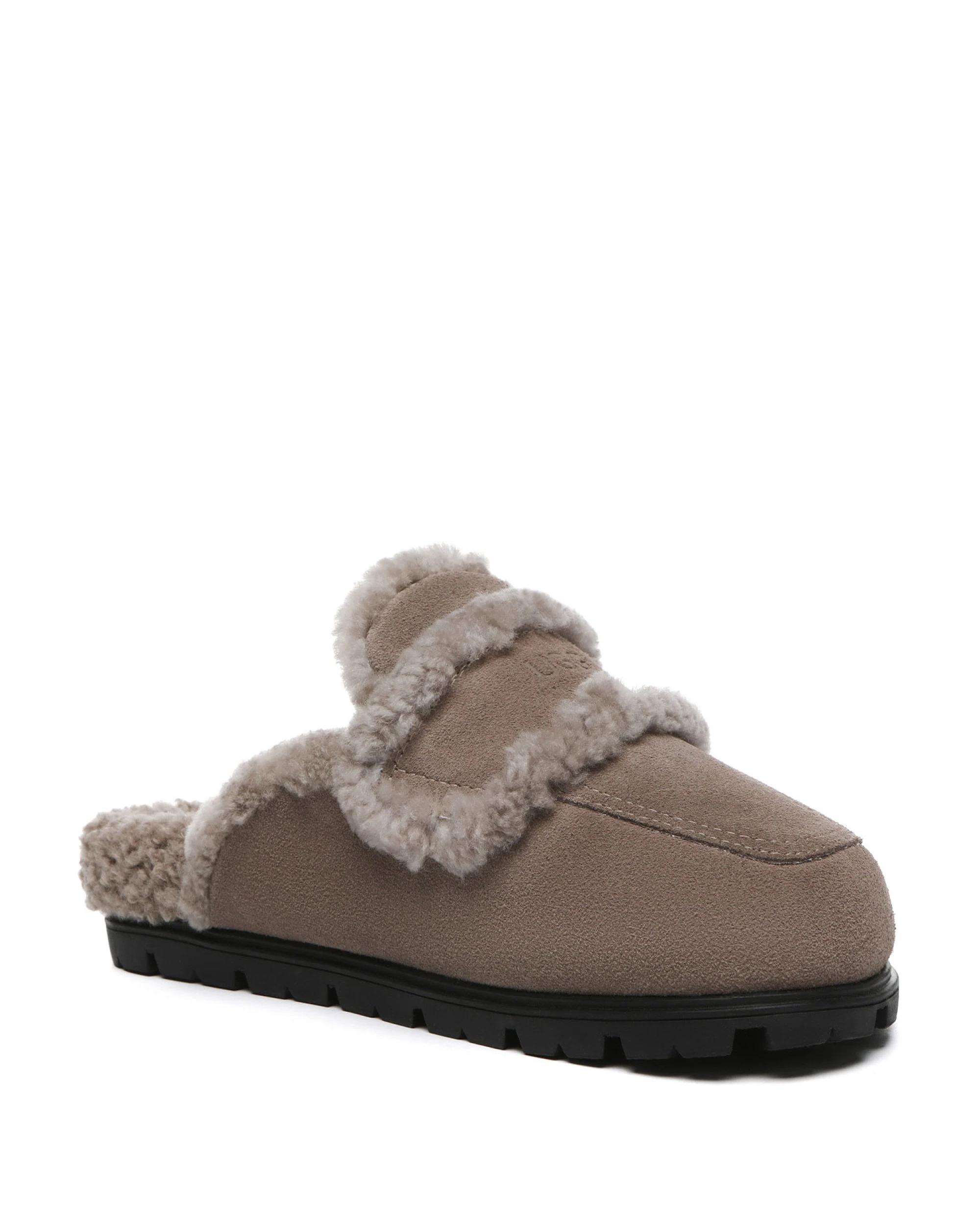 2 Australian Shepherd UGG Womens Remi Slippers BROWN, 2 of 5