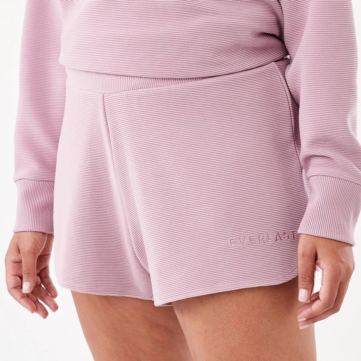 2 Everlast Womens Ottoman Shorts Dusty Pink, 2 of 8