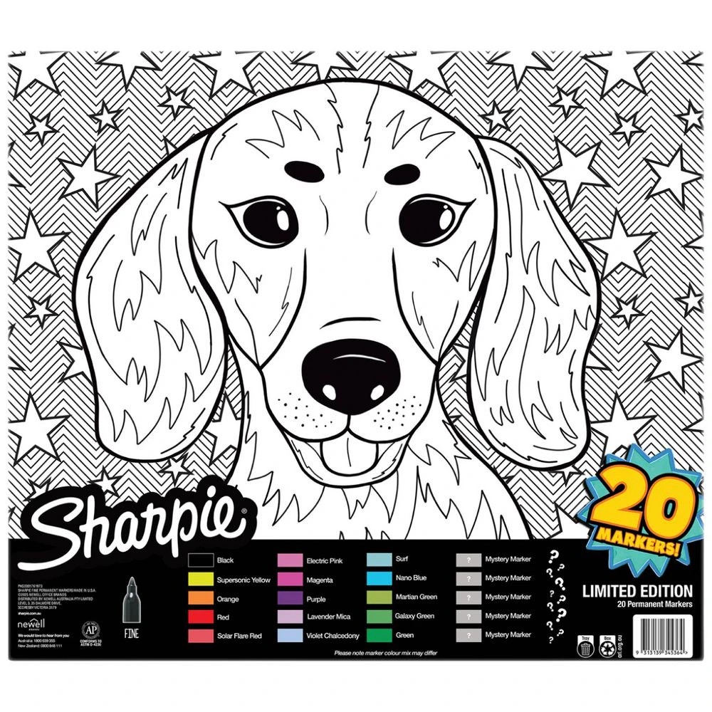 6 Sharpie Permanent Markers Limited Edition 20 Pack, 6 of 6