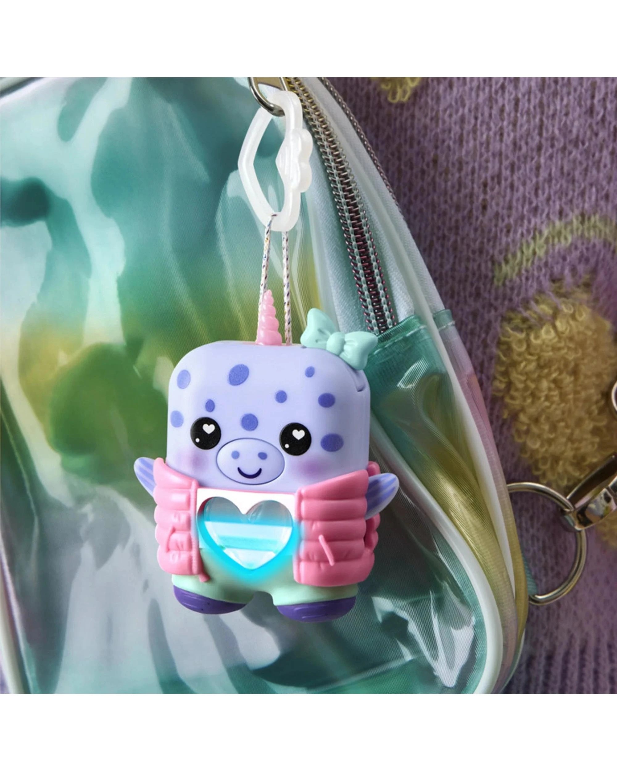6 Hasbro Nano-Mals Blubby the Narwhal Electronic Fidget Pet, 6 of 6