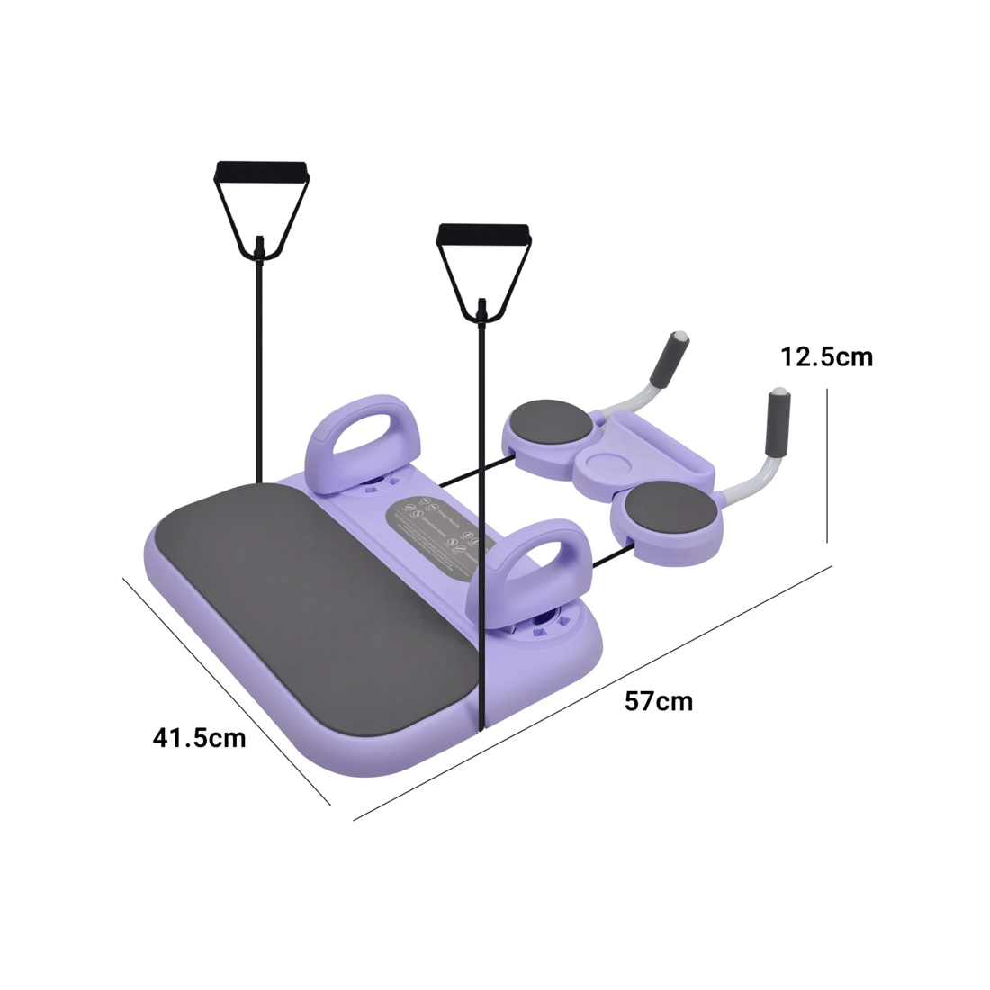7 Advwin Multi-Functional Ab Board with Resistance Bands & Push-Up Attachments for Core Home Fitness Equipment, 7 of 7
