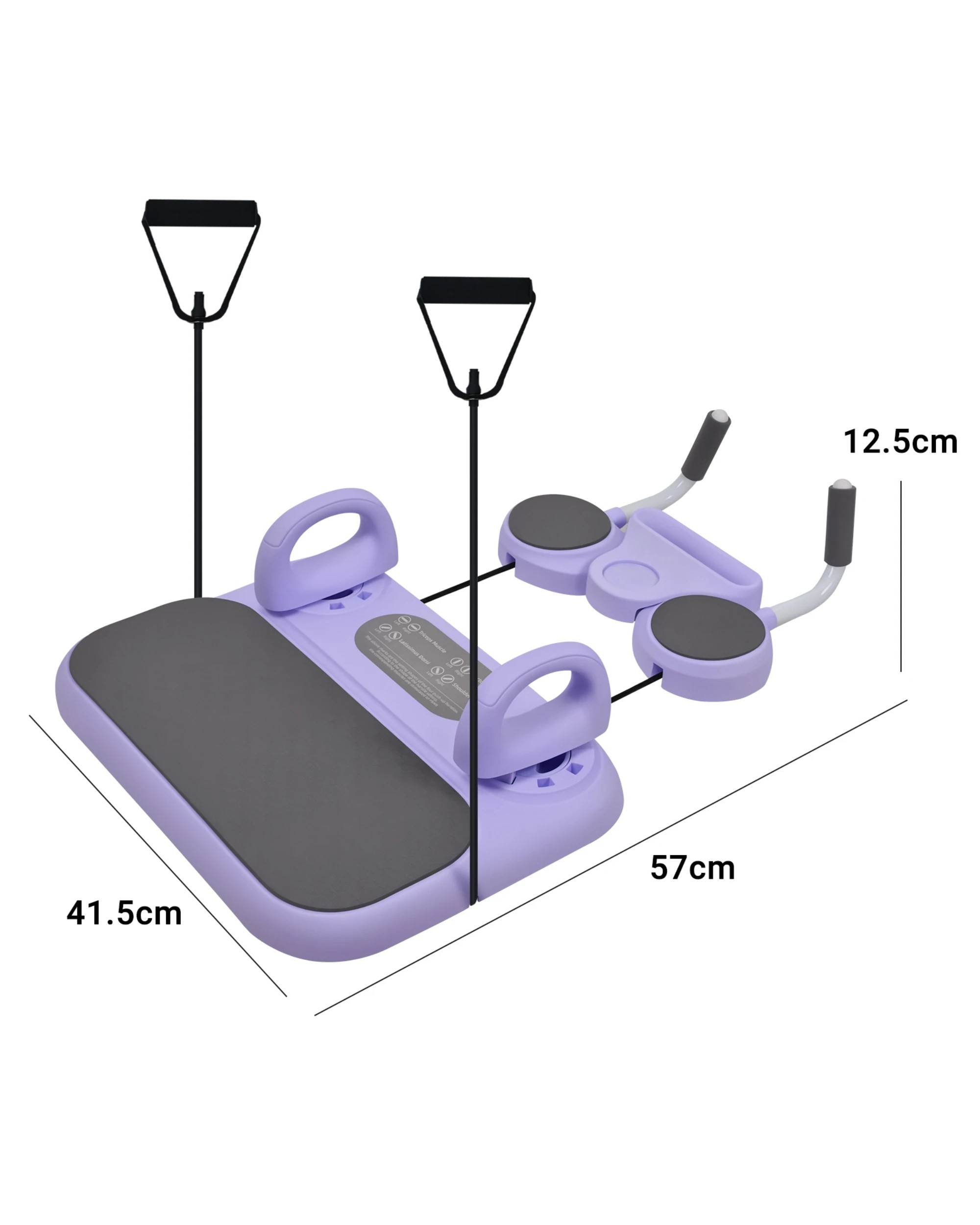 7 Advwin Multi-Functional Ab Board with Resistance Bands & Push-Up Attachments for Core Home Fitness Equipment, 7 of 7