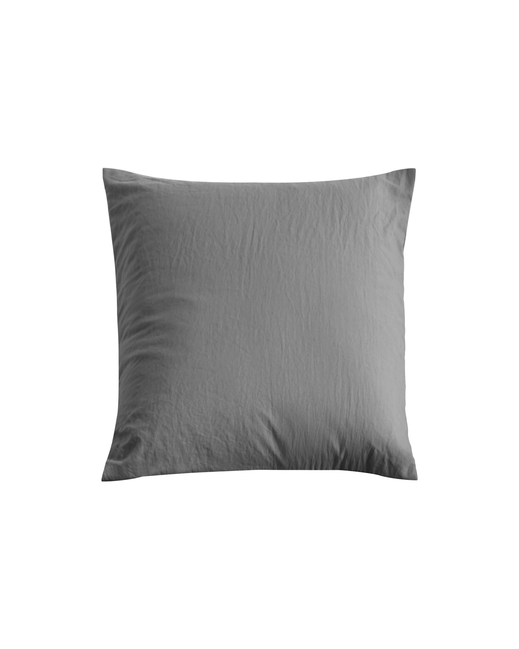 5 Dreamaker Superfine Washed Microfibre European Pillowcase - Charcoal, 5 of 5