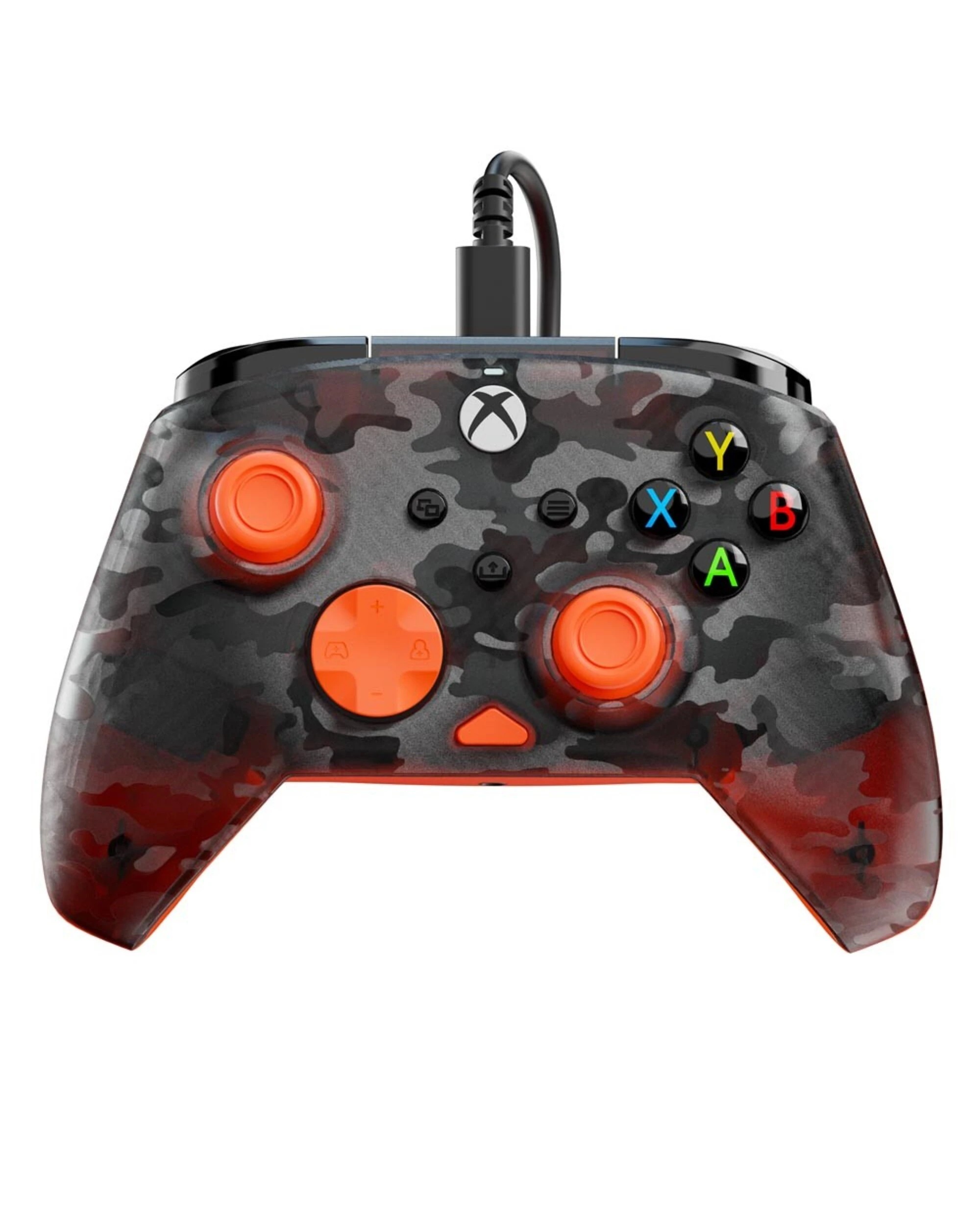 1 Turtle Beach - Rematch Core Wired Controller for XBOX  Ghost Black Camo/Orange - Black,Orange, 1 of 5