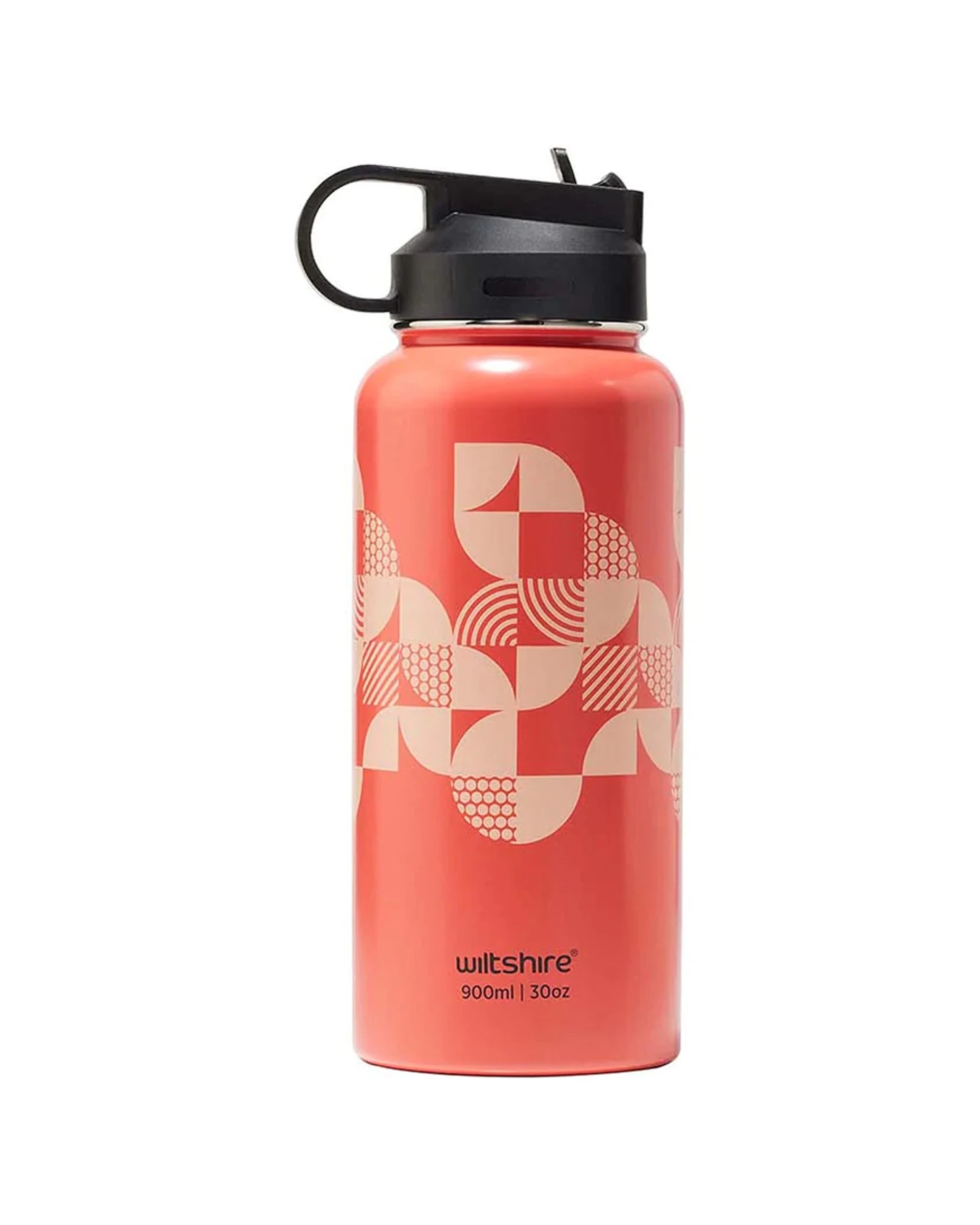 2 Wiltshire Stainless Steel Cold Hot Water Liquid Drinking Bottle 900ml Flamingo - Pink, 2 of 3
