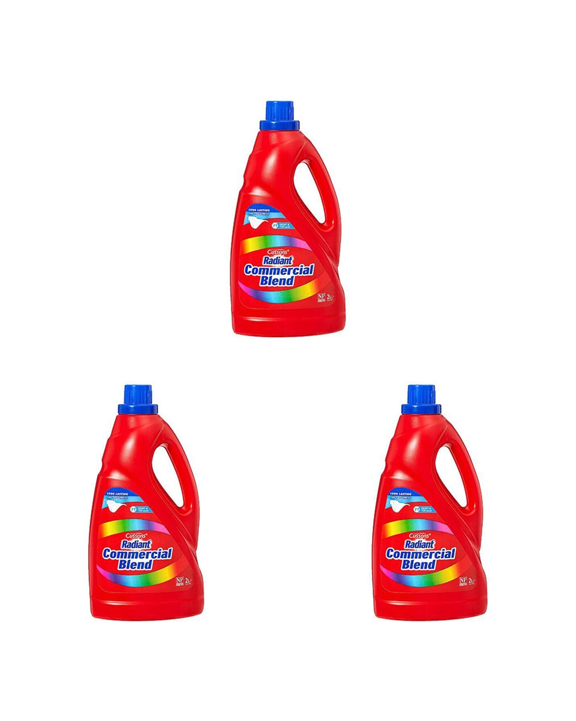 1 Radiant 3PK Commercial Blend Laundry Liquid 2L - Multi, 1 of 1