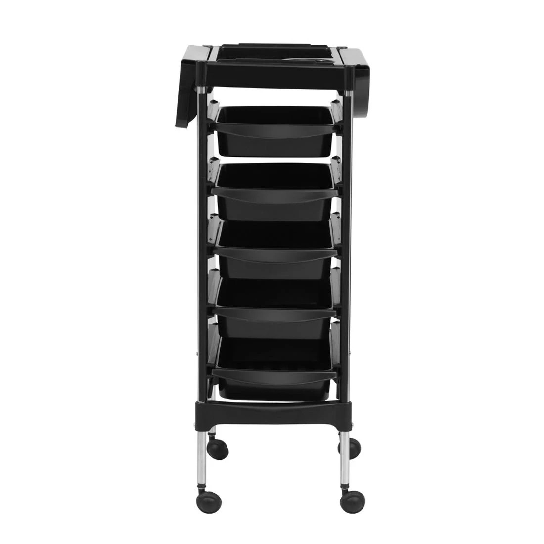 3 Embellir Salon Trolley Cart Spa Beauty Rolling Tray Hairdressing Storage 6 Tiers - Black, 3 of 5