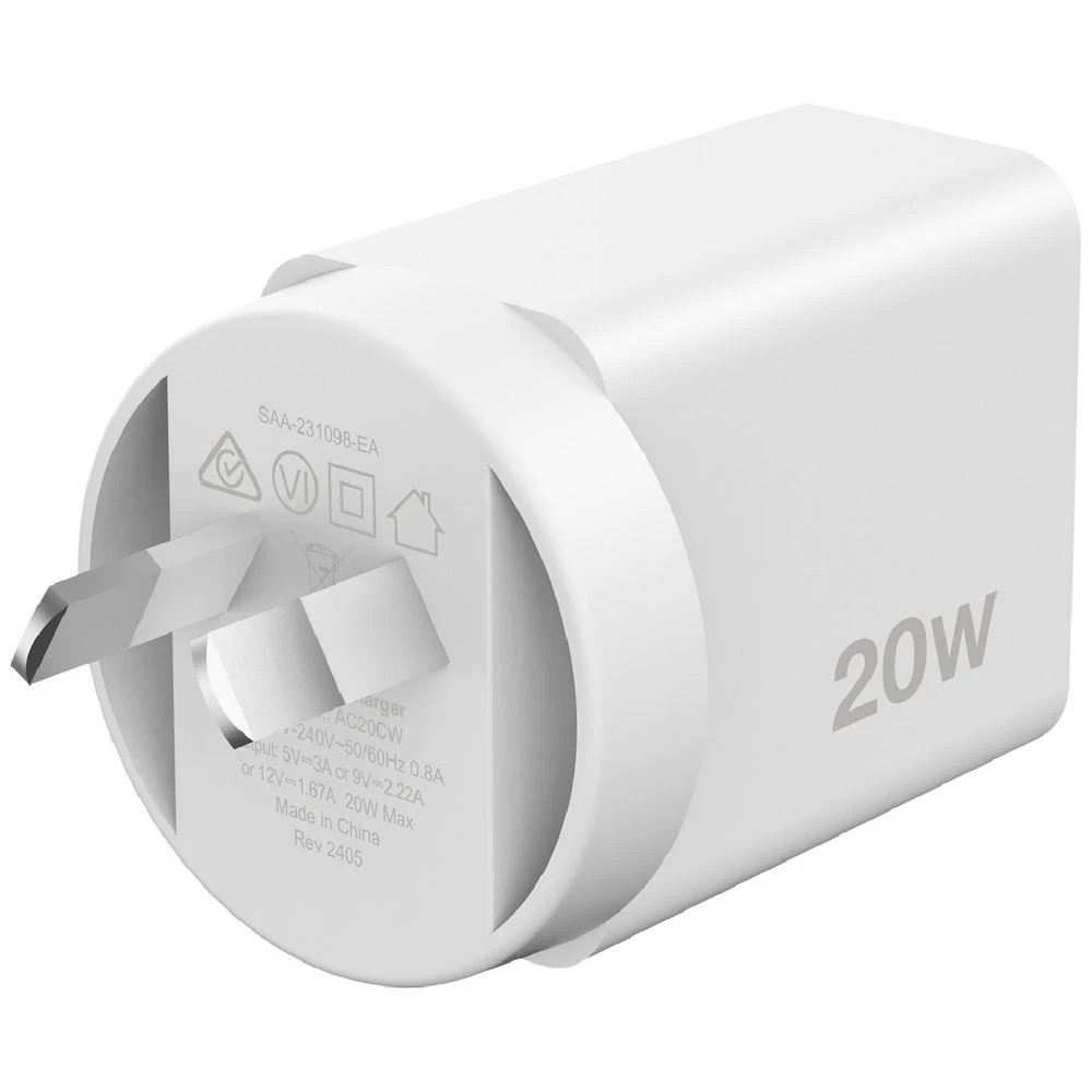 4 Comsol USB-C Wall Charger 20W White, 4 of 5