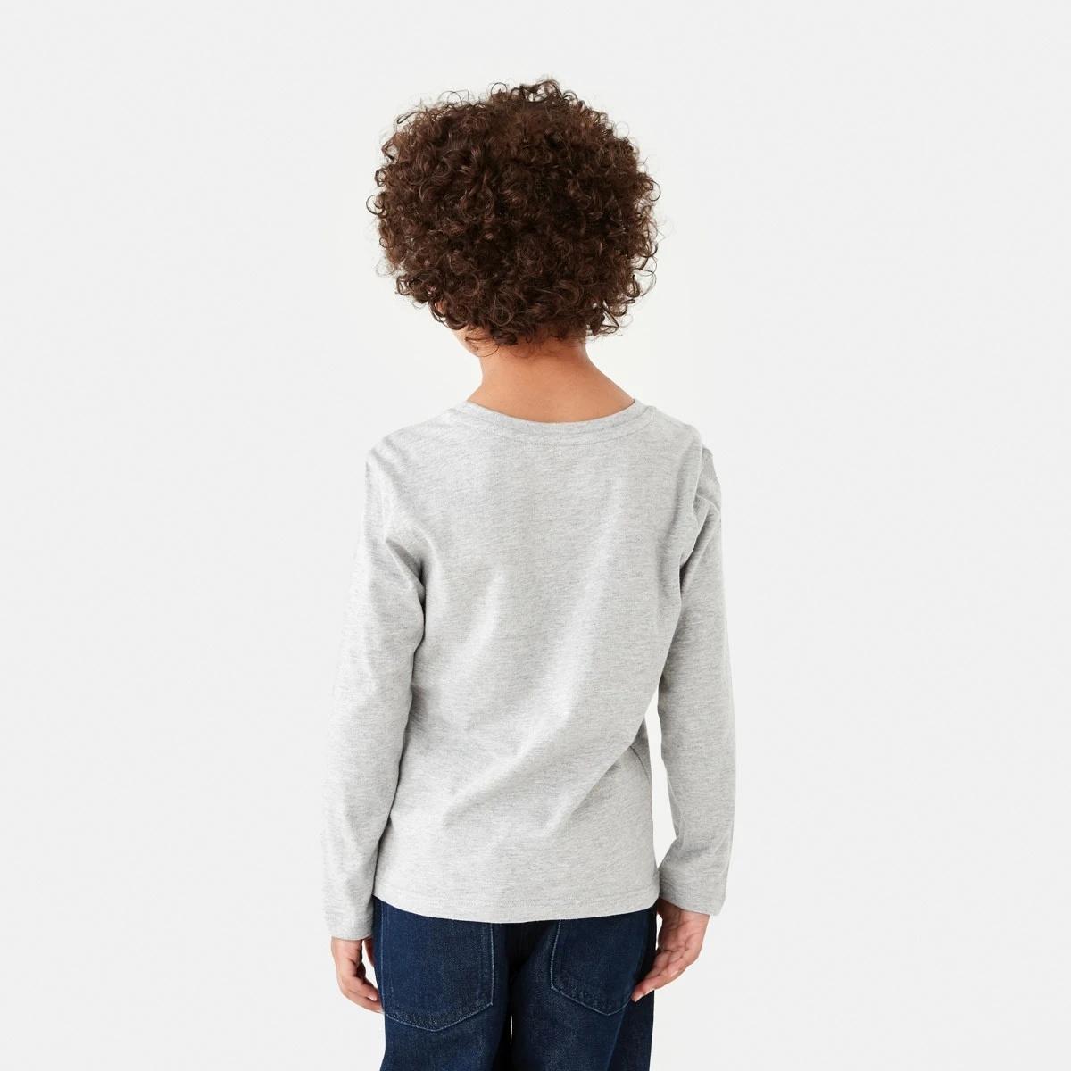 2 Long Sleeve Print T-shirt Gry Monste, 2 of 8