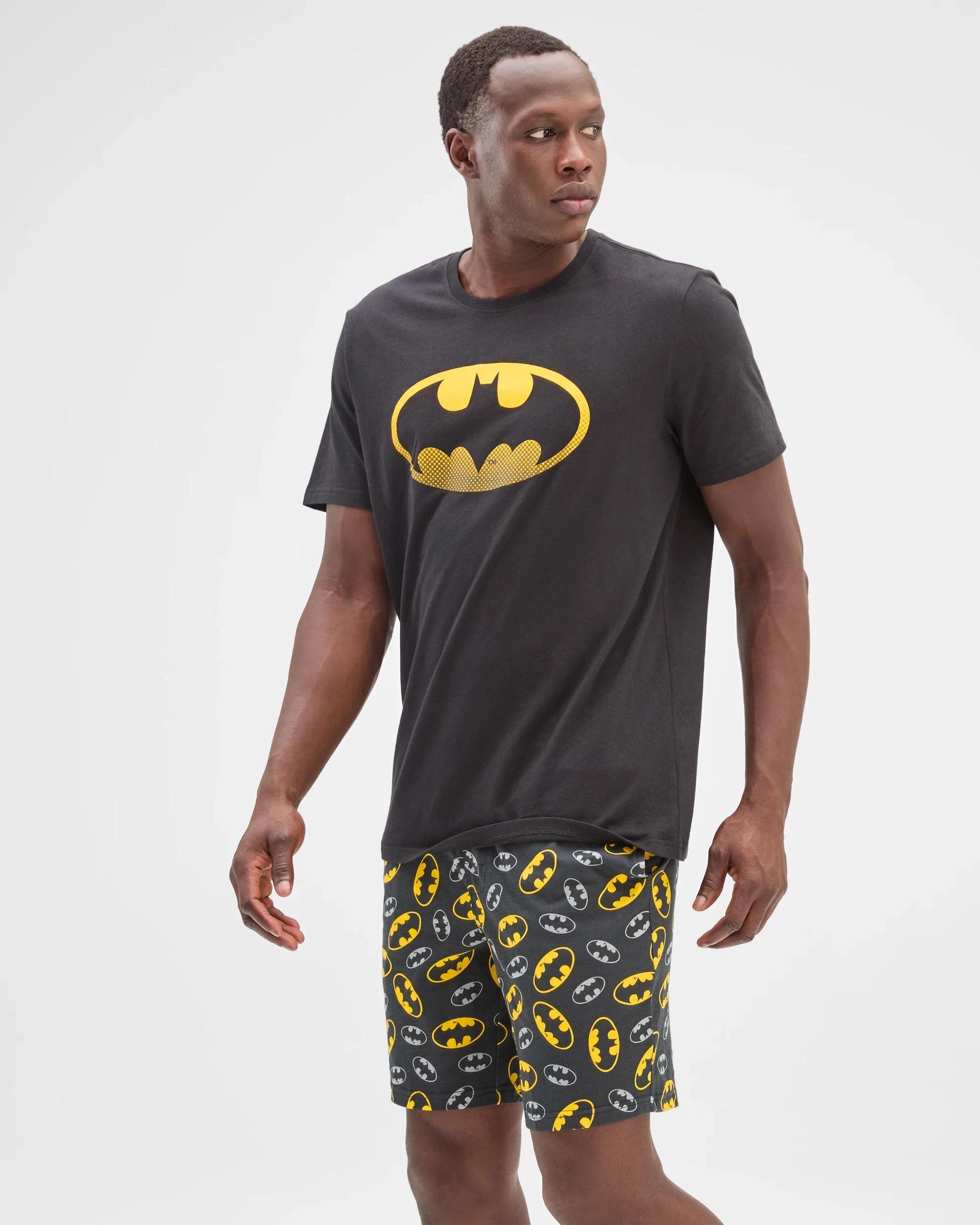2 Swag Licensed Short Pyjama Set - Batman BLACK, 2 of 5