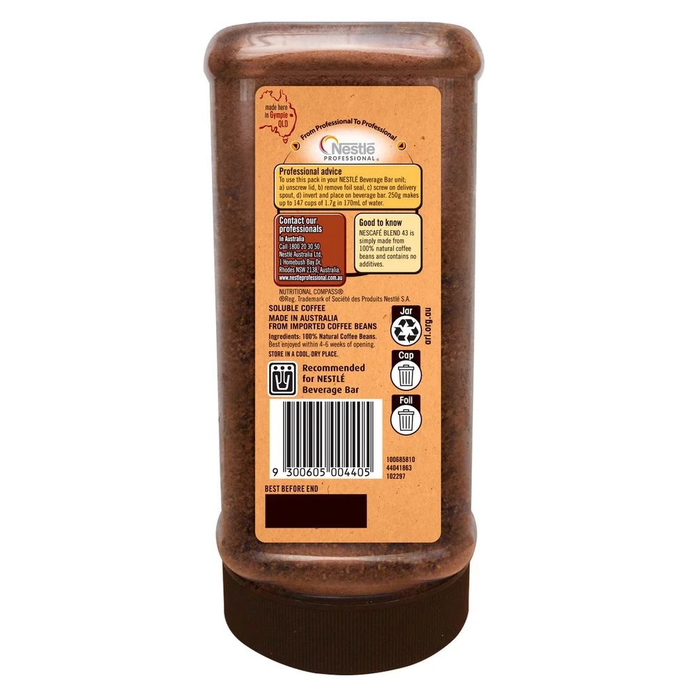 2 Nescafe Blend 43 Instant Coffee Jar 250g, 2 of 2