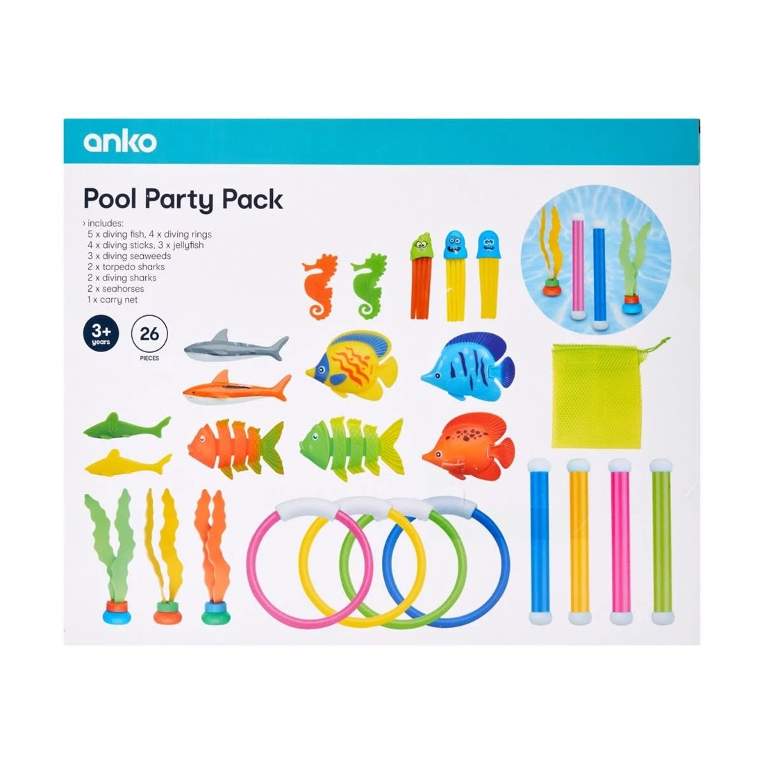7 26 Piece Pool Party Pack, 7 of 7