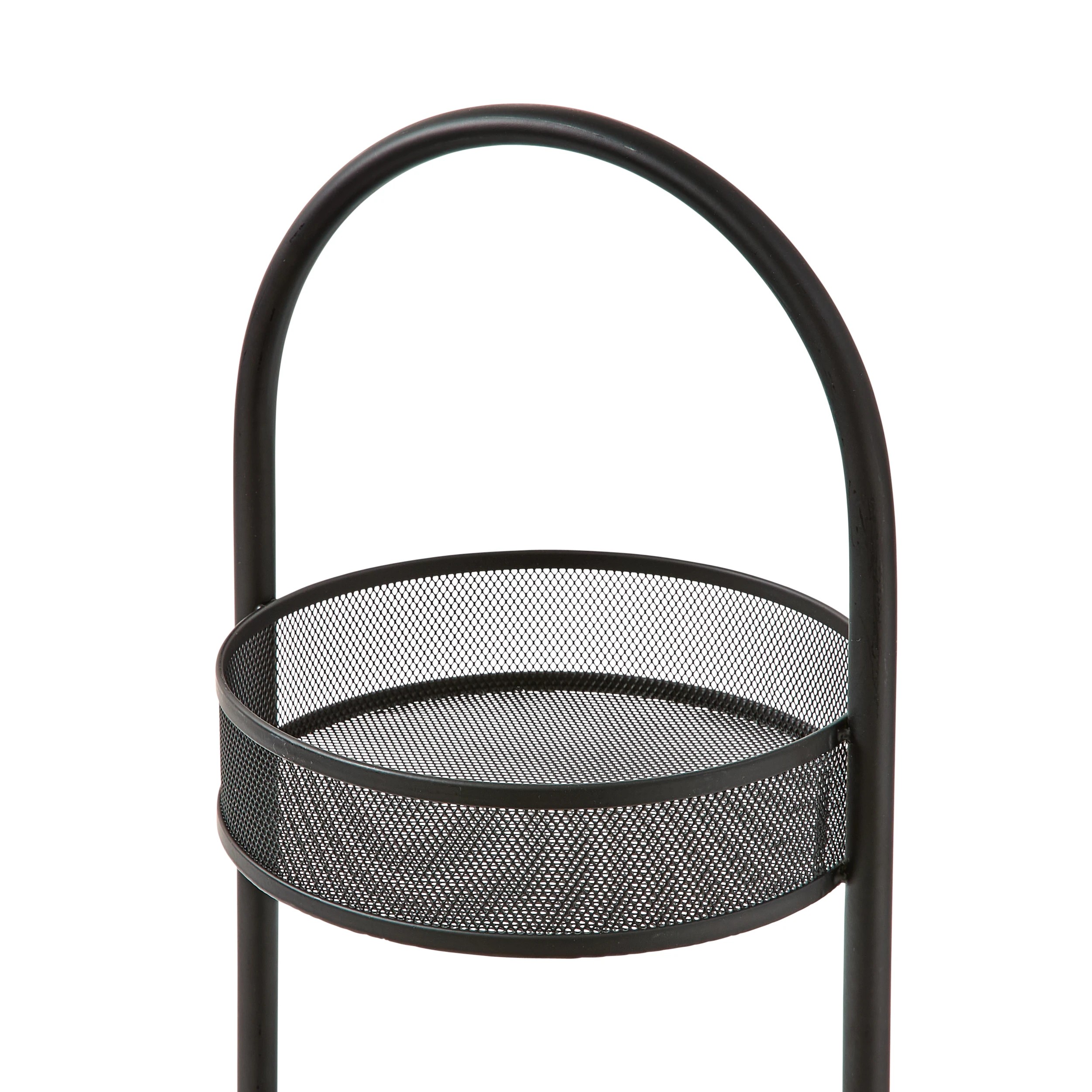 6 3 Tier Floor Caddy - Black, 6 of 7