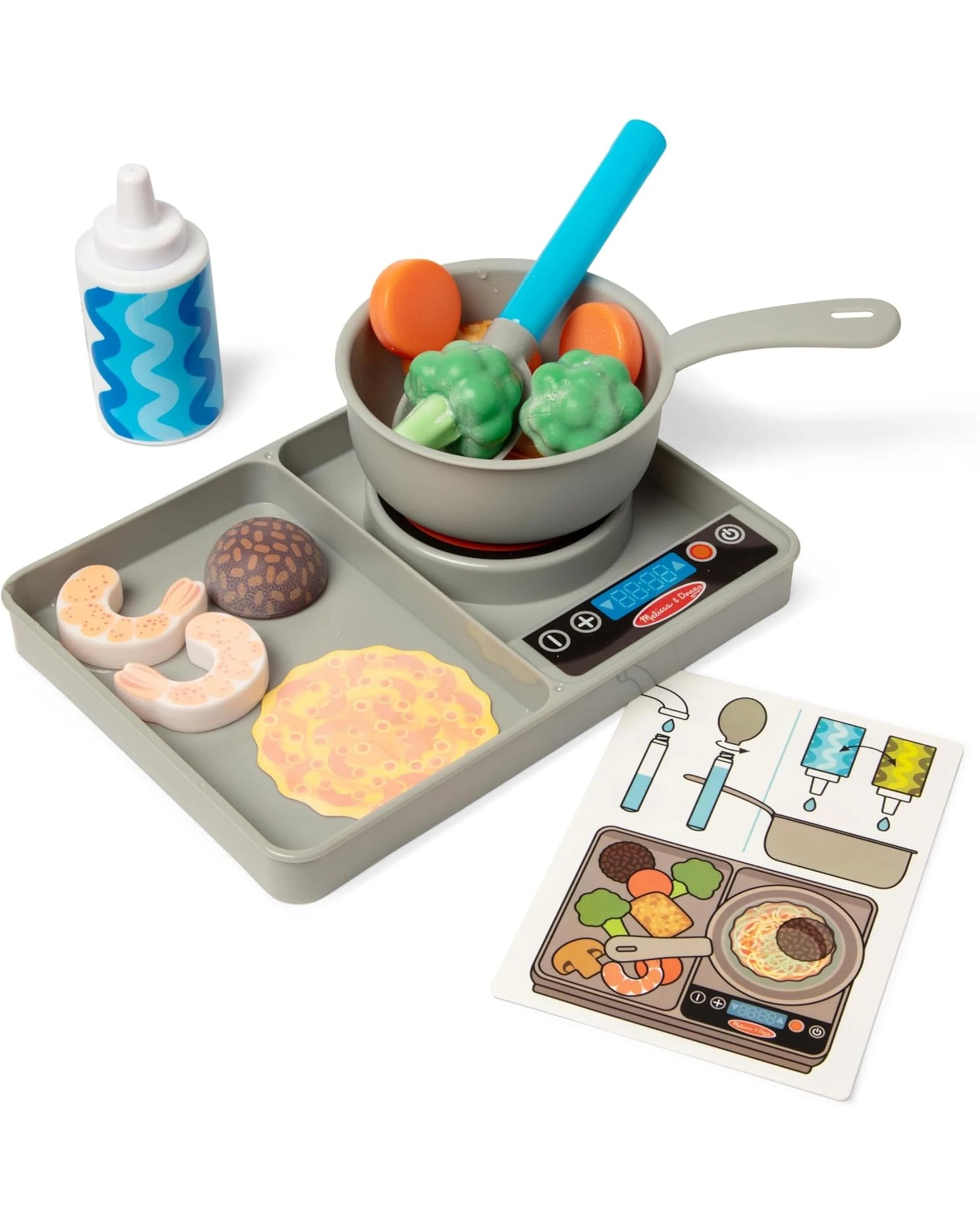 2 Melissa and Doug Water WOW! Simmer and Stir Stove Top Play Set, 2 of 8